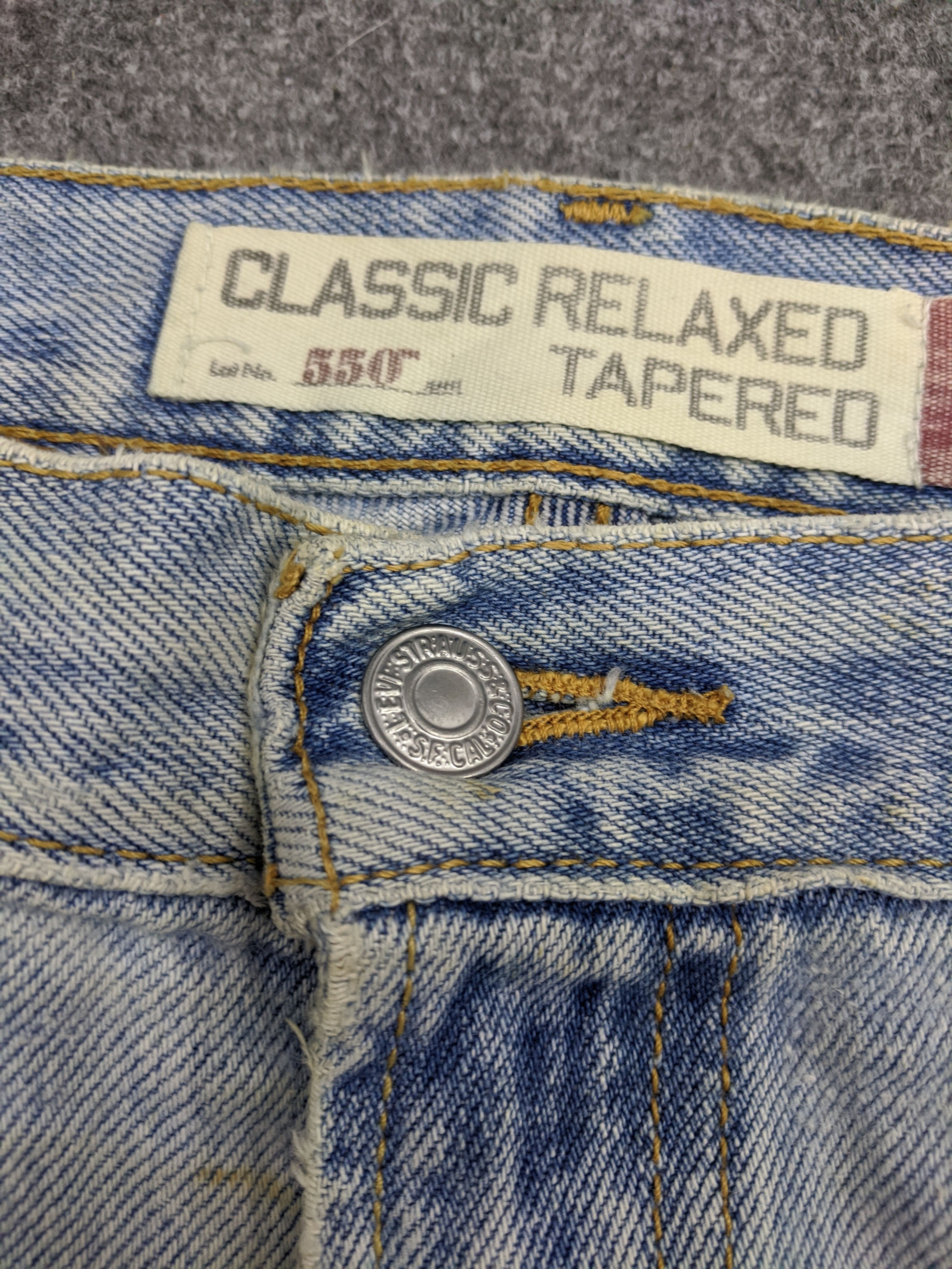 Levi's Vintage Levis 550 Jeans DP0739 Size US 33 - 11 Thumbnail