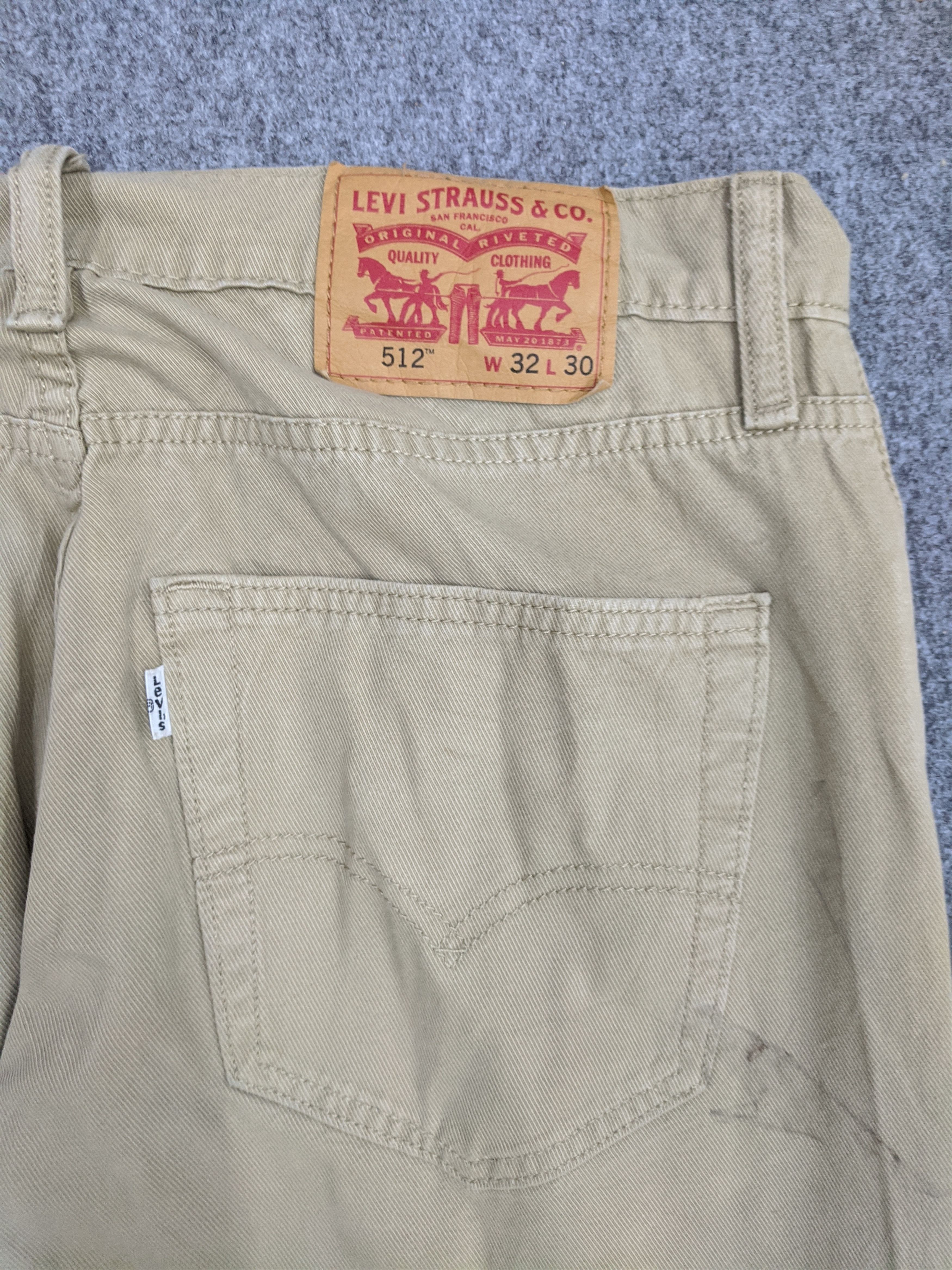 Levi's Vintage Levis 512 White Tab Jeans DP0770 Size US 33 - 13 Thumbnail