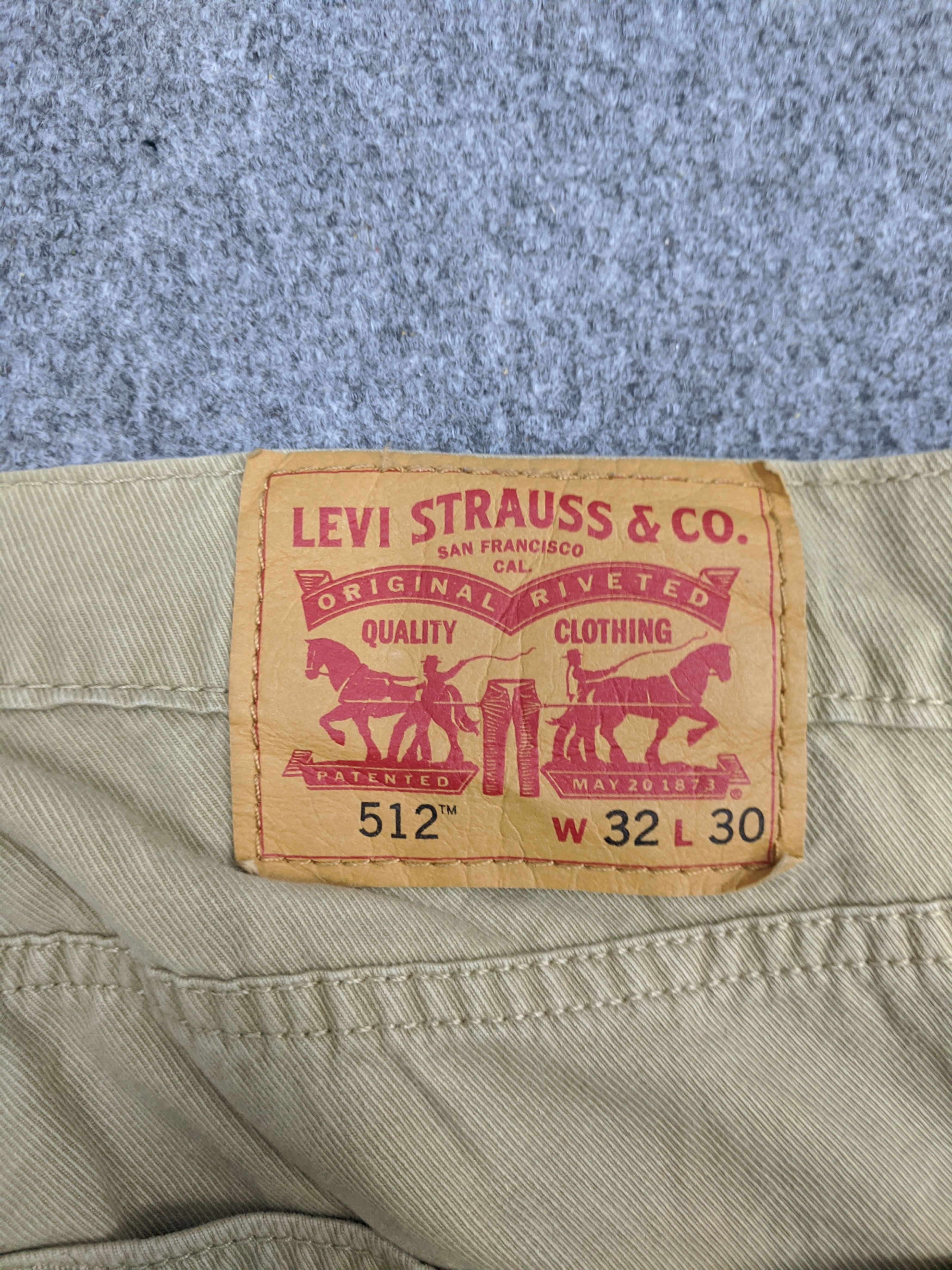 Levi's Vintage Levis 512 White Tab Jeans DP0770 Size US 33 - 5 Thumbnail