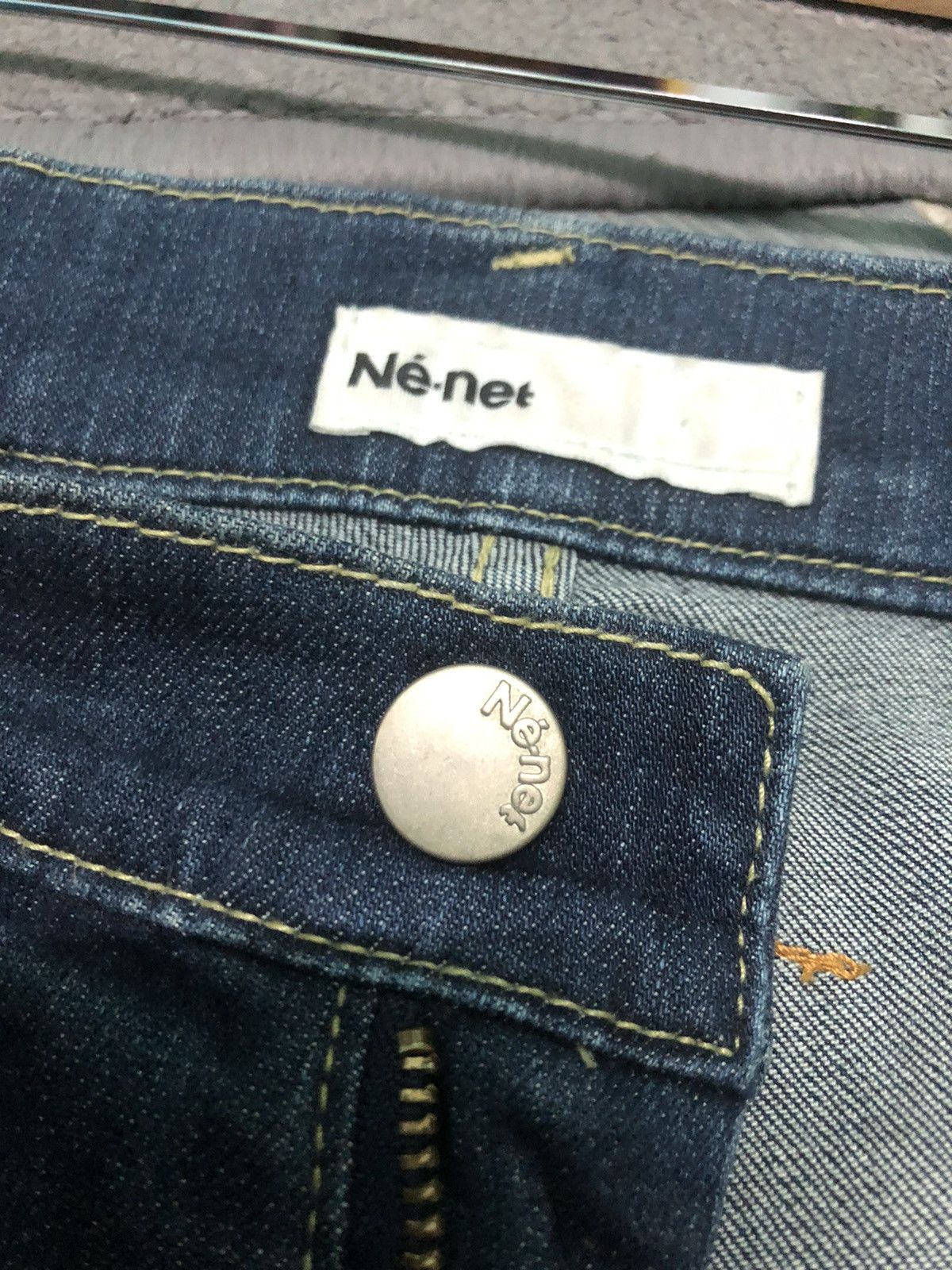 Issey Miyake × Japanese Brand × Ne-Net Ne-Net ISSEY MIYAKE CROPPED HIGHE RISE DENIM JEANS Size US 31 - 4 Thumbnail