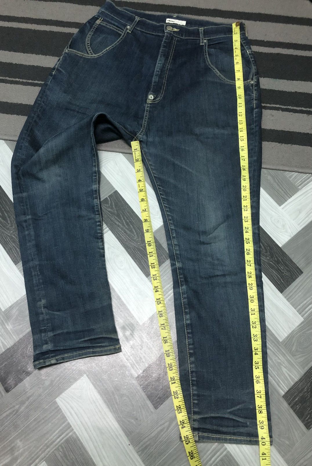 Issey Miyake × Japanese Brand × Ne-Net Ne-Net ISSEY MIYAKE CROPPED HIGHE RISE DENIM JEANS Size US 31 - 10 Thumbnail
