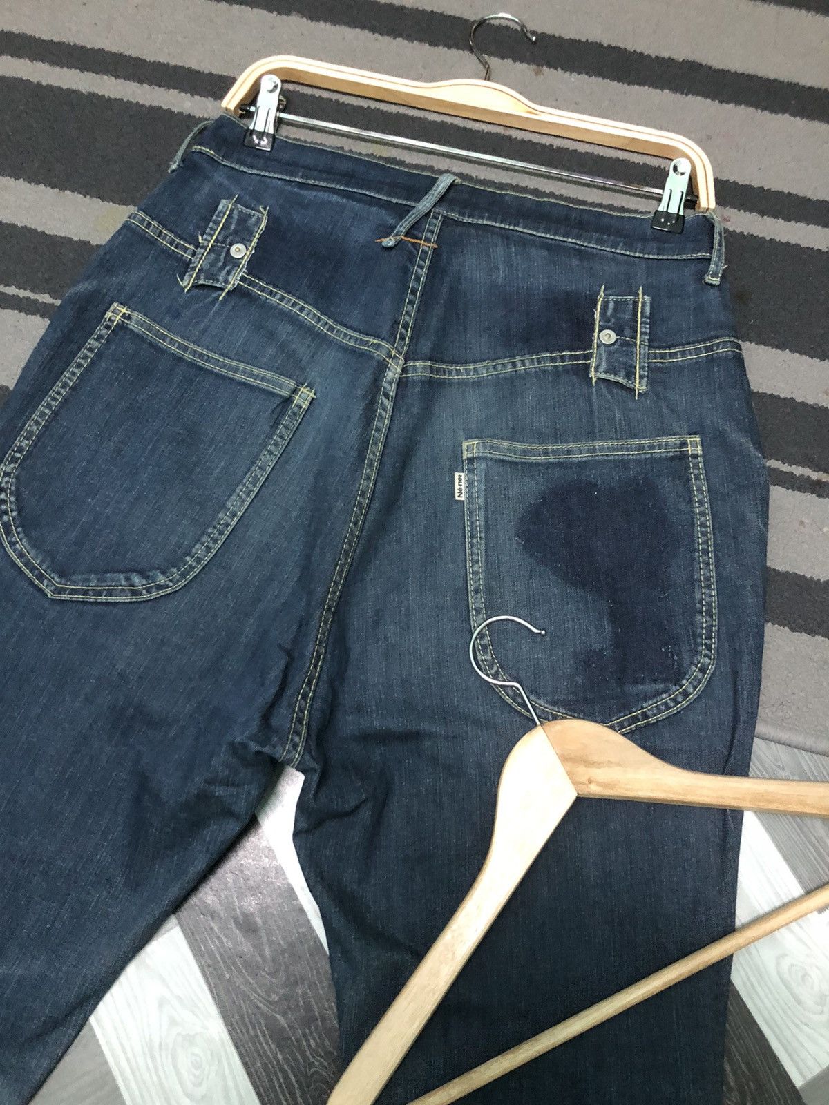 Issey Miyake × Japanese Brand × Ne-Net Ne-Net ISSEY MIYAKE CROPPED HIGHE RISE DENIM JEANS Size US 31 - 7 Thumbnail