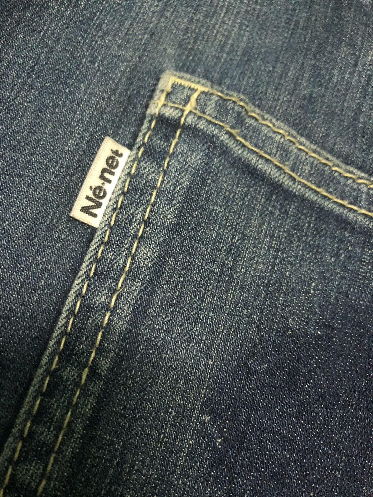 Issey Miyake × Japanese Brand × Ne-Net Ne-Net ISSEY MIYAKE CROPPED HIGHE RISE DENIM JEANS Size US 31 - 8 Thumbnail