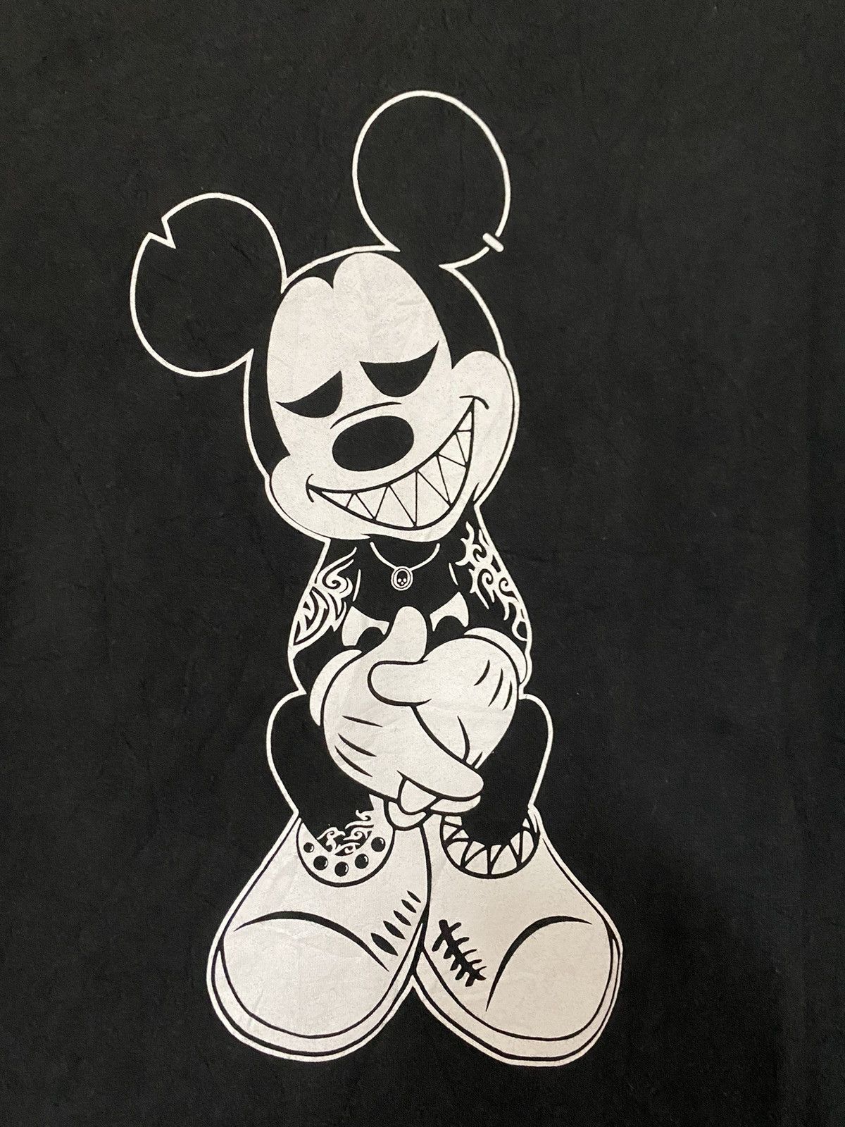 Japanese Brand × Mickey Mouse × Vintage Mickey “Devil” Mouse Jack Skellington Tattoo Runaway Brain Size US L / EU 52-54 / 3 - 2 Thumbnail