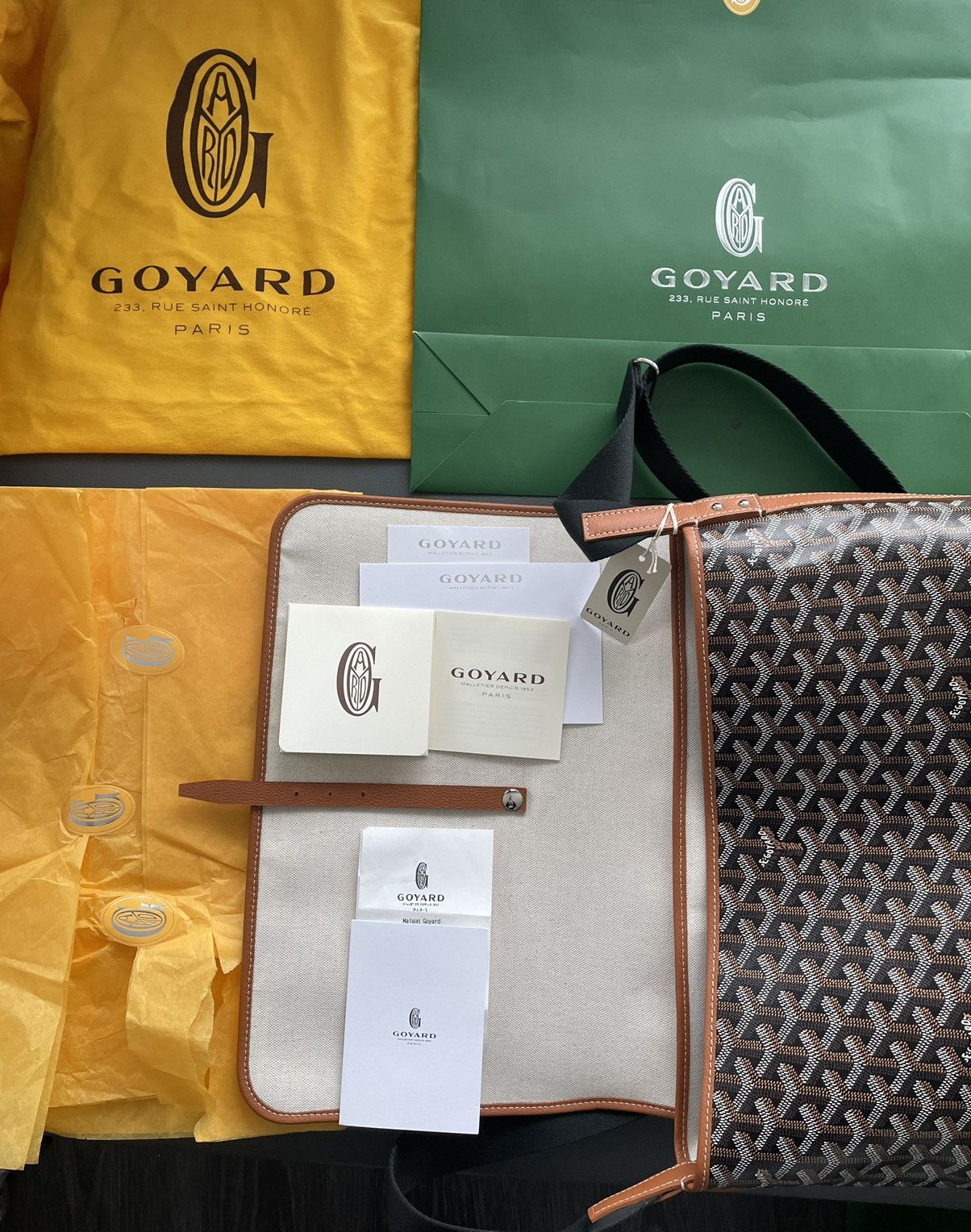 Goyard Brand NEW RARE Classic Goyard Crossbody Large Messenger Bag Size ONE SIZE - 2 Thumbnail