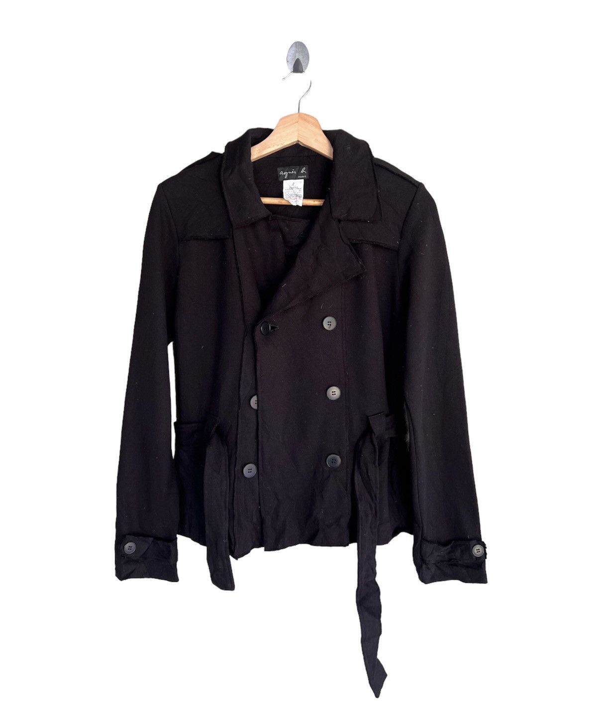 agnes b. Agnes B. Black Jacket Size S / US 4 / IT 40 - 1 Thumbnail