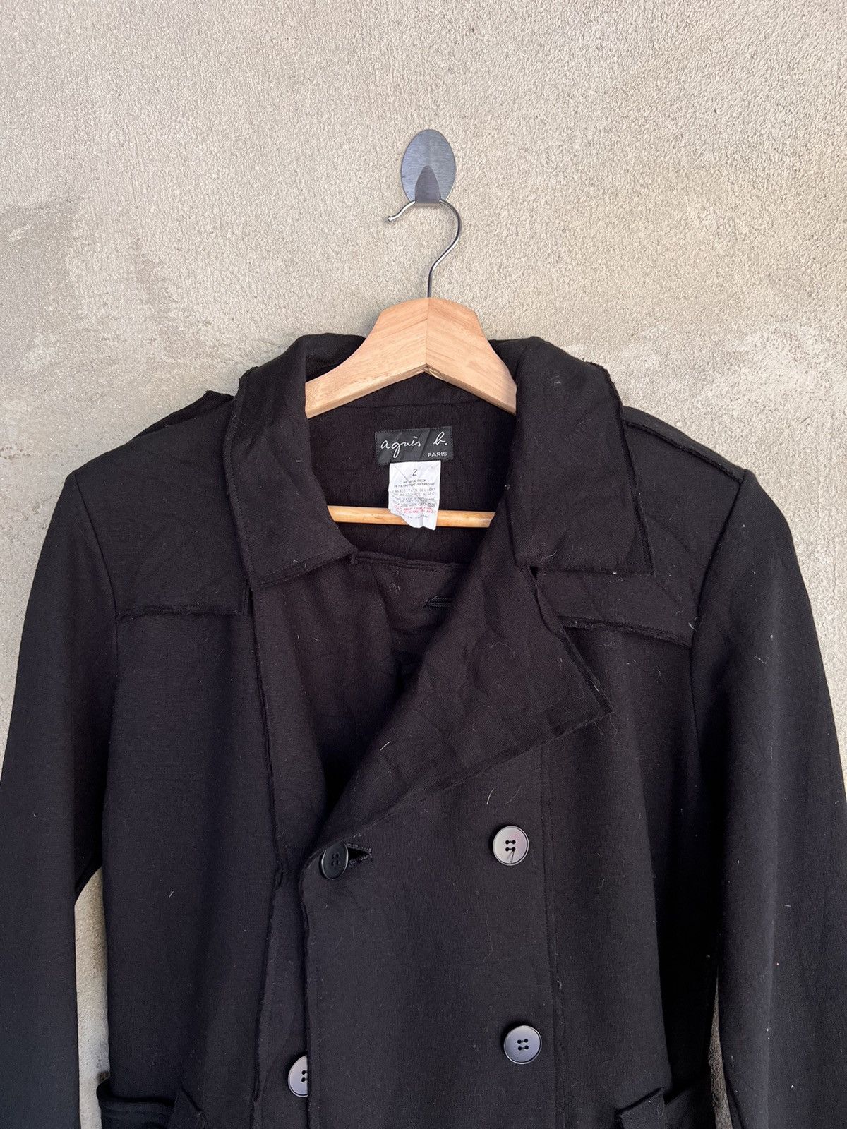 agnes b. Agnes B. Black Jacket Size S / US 4 / IT 40 - 3 Thumbnail