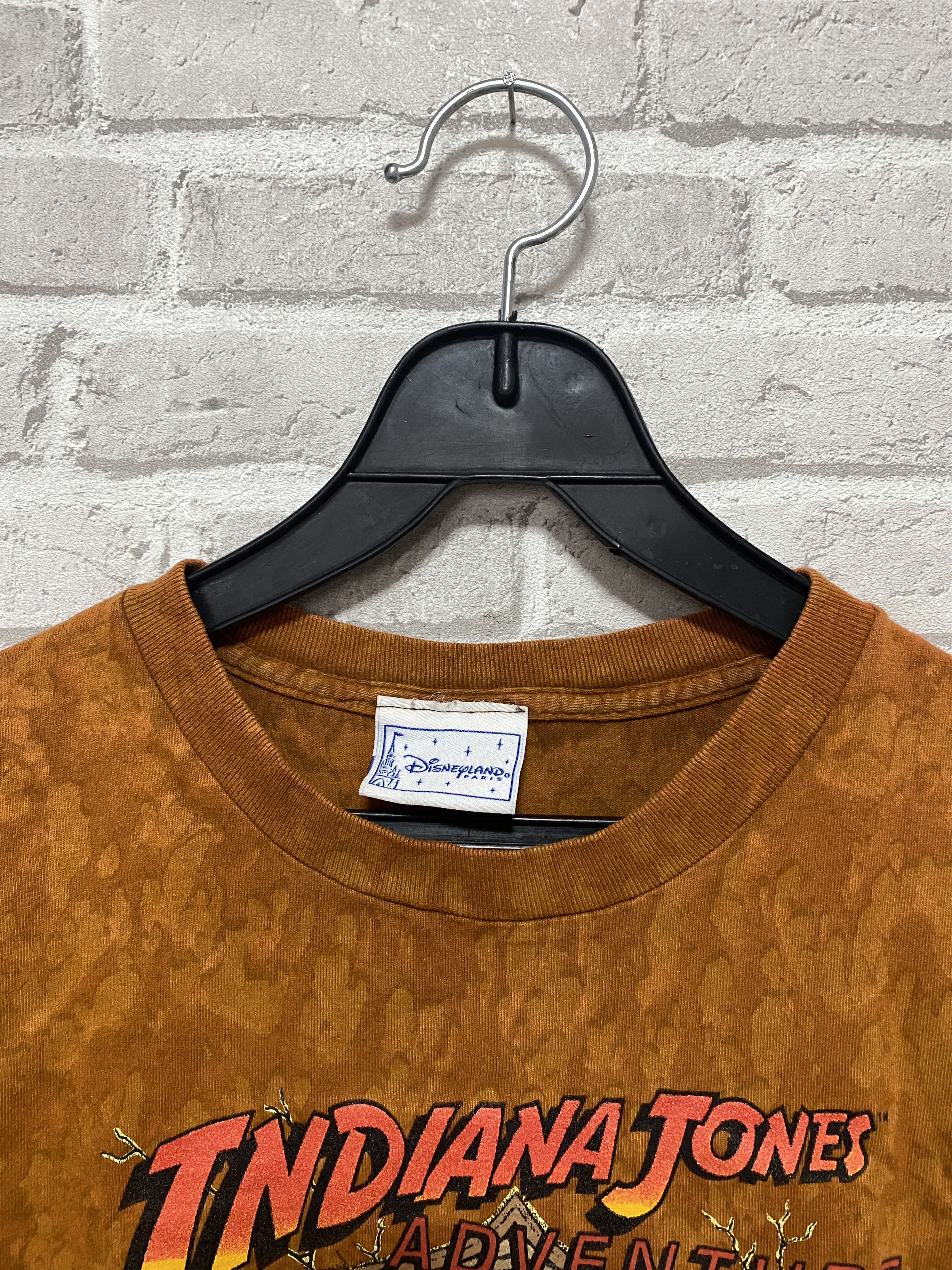 Vintage Vintage 90s Indiana Jones Adventure T-shirt Size US M / EU 48-50 / 2 - 2 Thumbnail