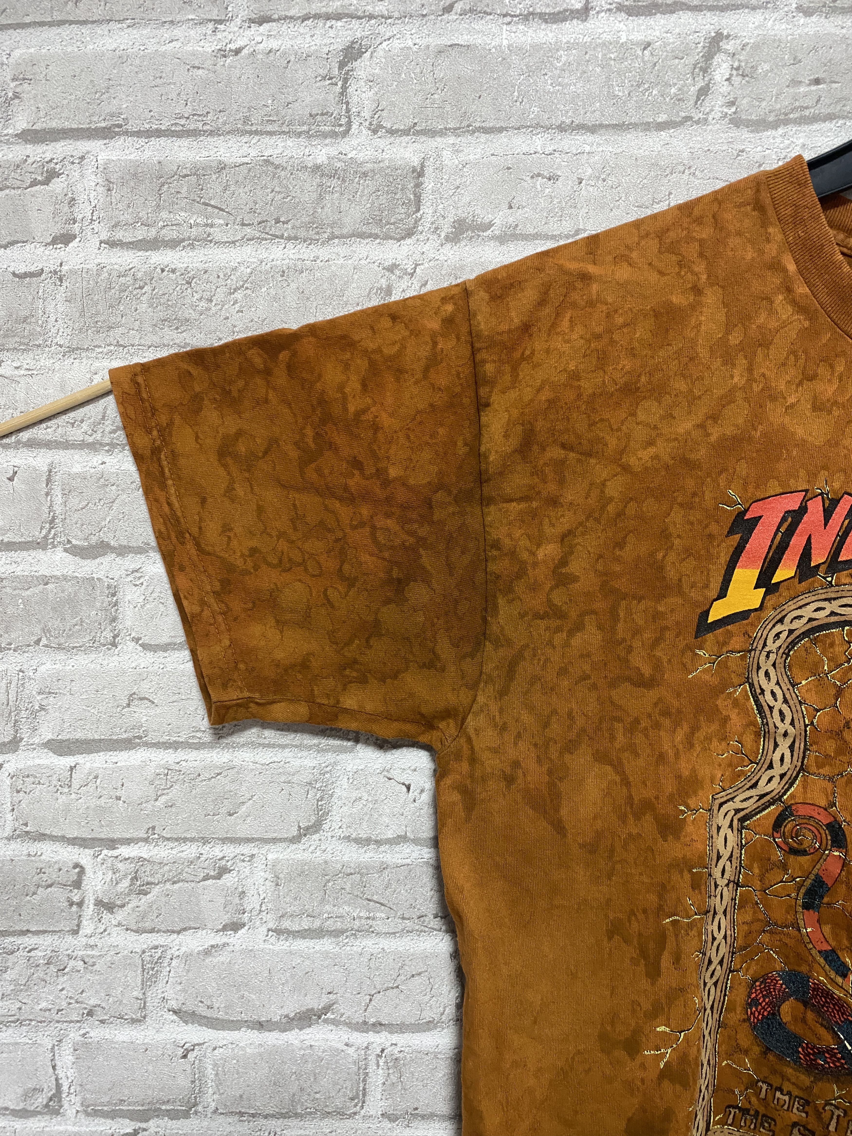 Vintage Vintage 90s Indiana Jones Adventure T-shirt Size US M / EU 48-50 / 2 - 4 Thumbnail