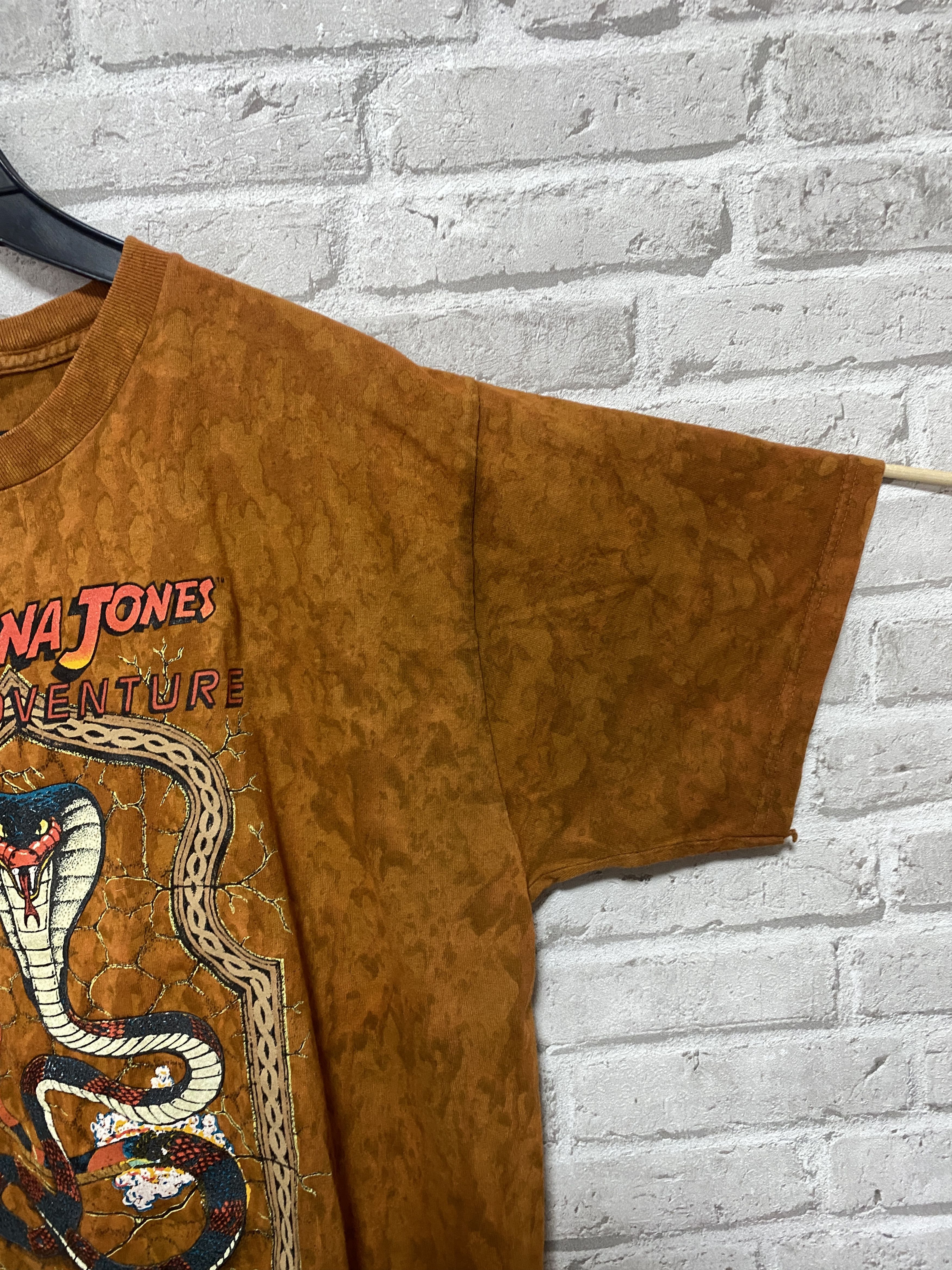 Vintage Vintage 90s Indiana Jones Adventure T-shirt Size US M / EU 48-50 / 2 - 5 Thumbnail