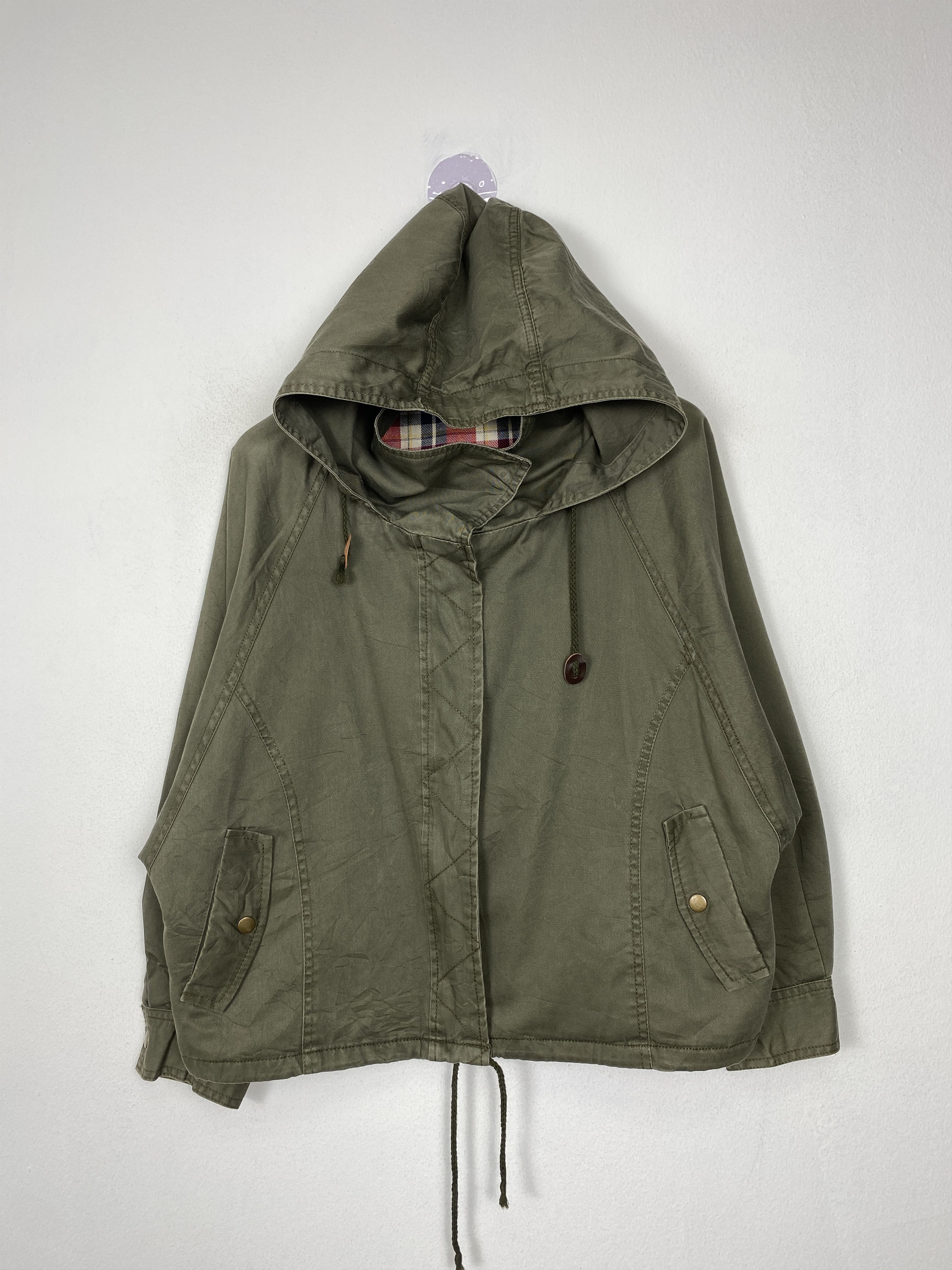 Japanese Brand Vintage Japanese Hoodie Zip Up Plain Canvas Jacket Size US L / EU 52-54 / 3 - 1 Thumbnail