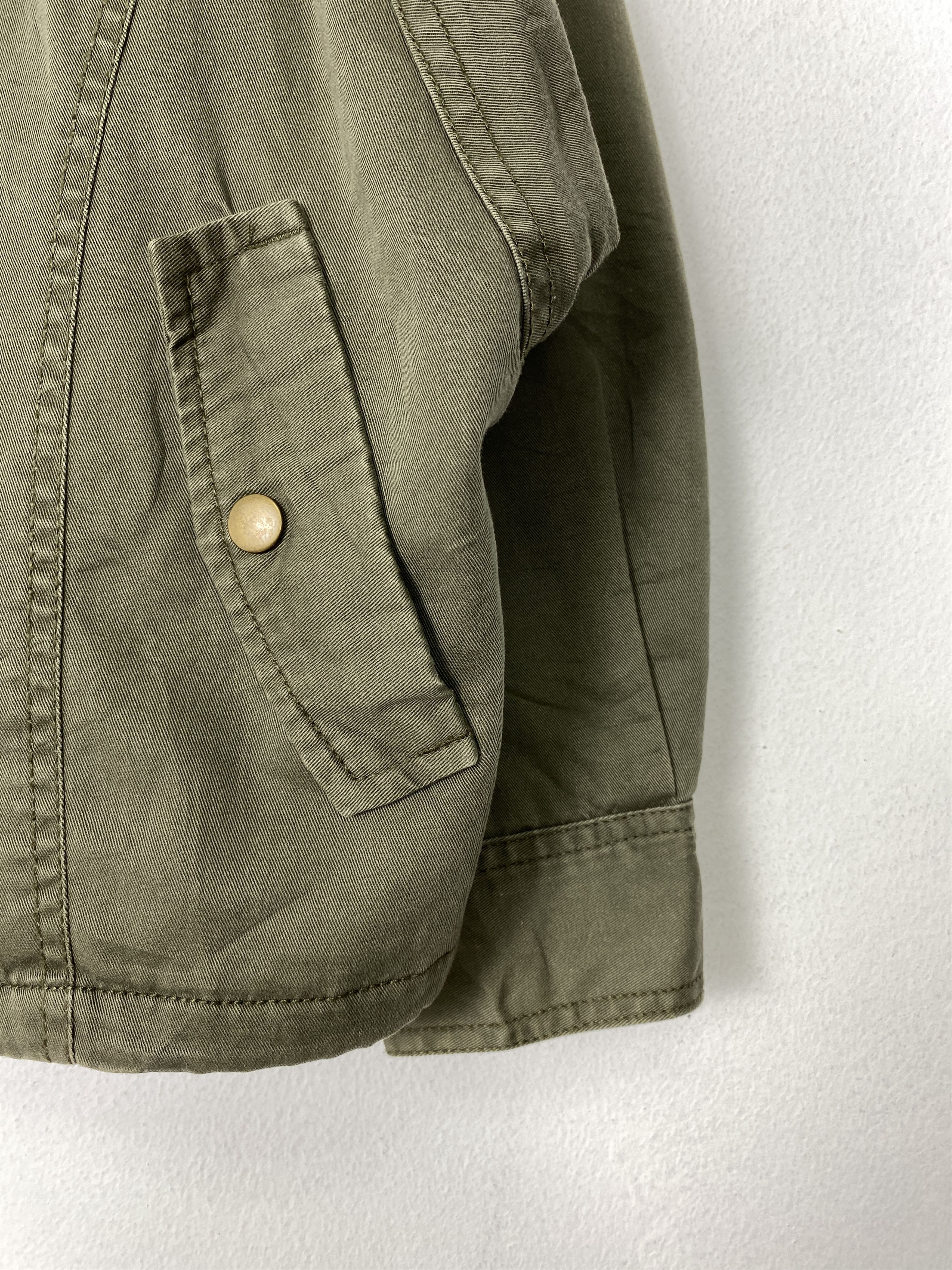 Japanese Brand Vintage Japanese Hoodie Zip Up Plain Canvas Jacket Size US L / EU 52-54 / 3 - 7 Thumbnail