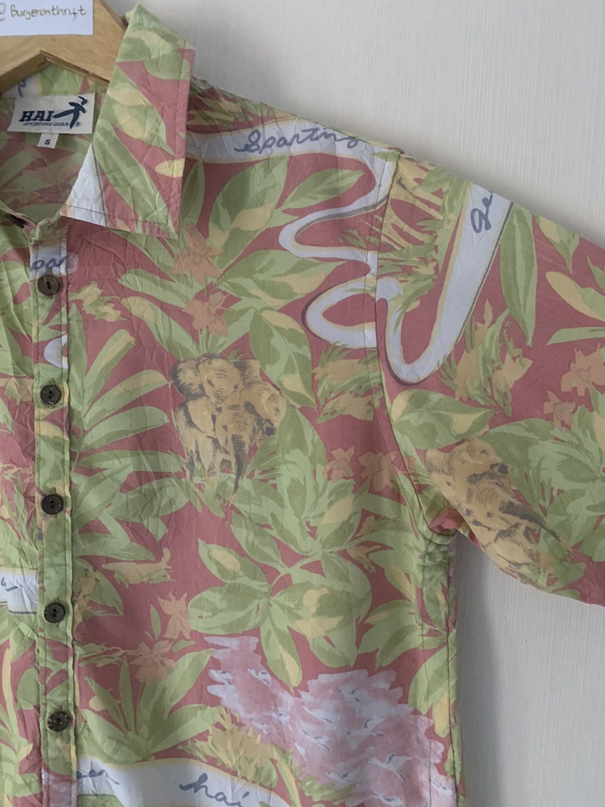 Hai Sporting Gear × Issey Miyake × Vintage Hai Sporting Gear Button Up Shirt Size S / US 4 / IT 40 - 9 Thumbnail