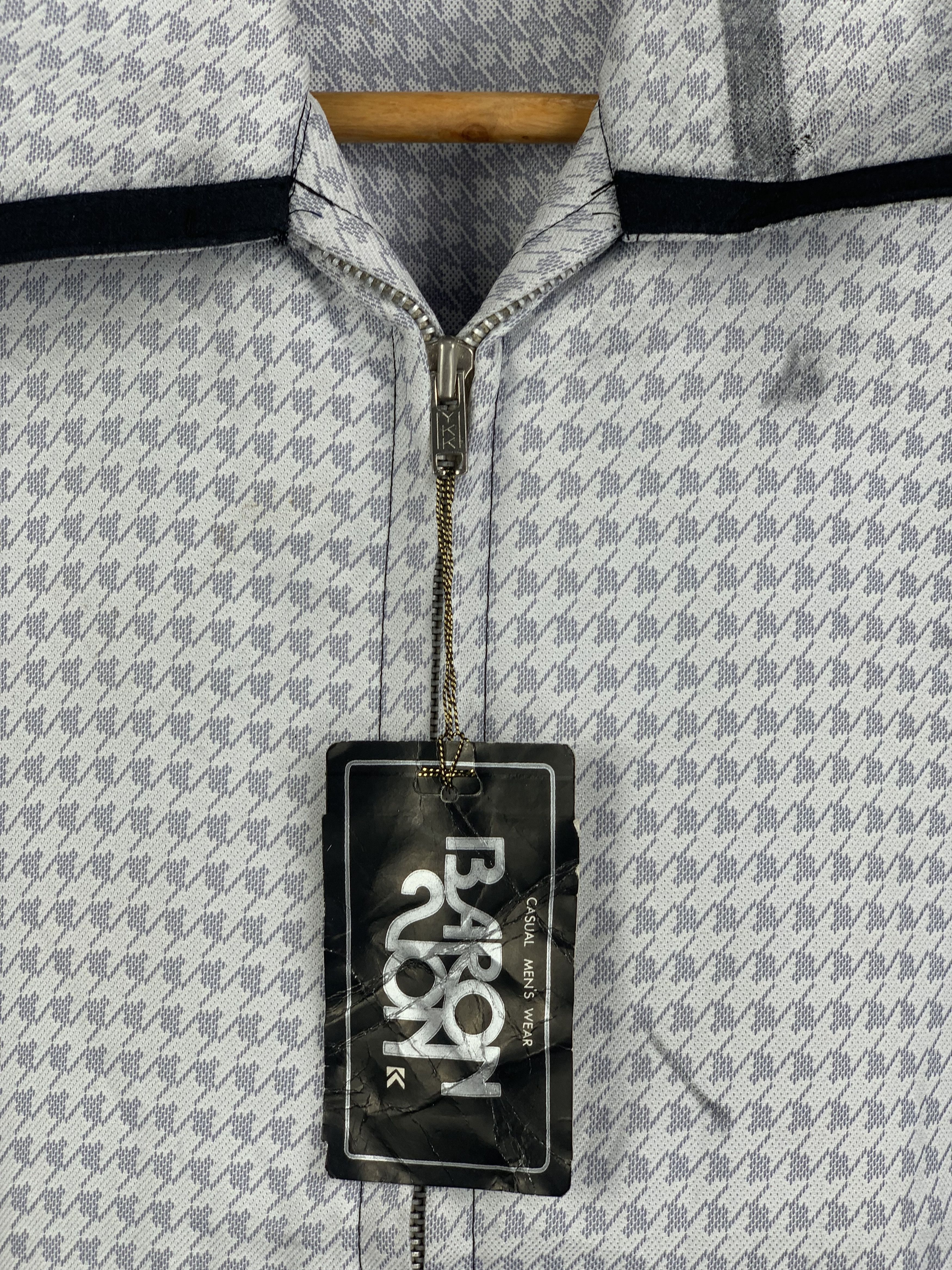 Vintage Vintage BARON VON FANCY Checkered Zip Up Jacket Size US M / EU 48-50 / 2 - 9 Thumbnail