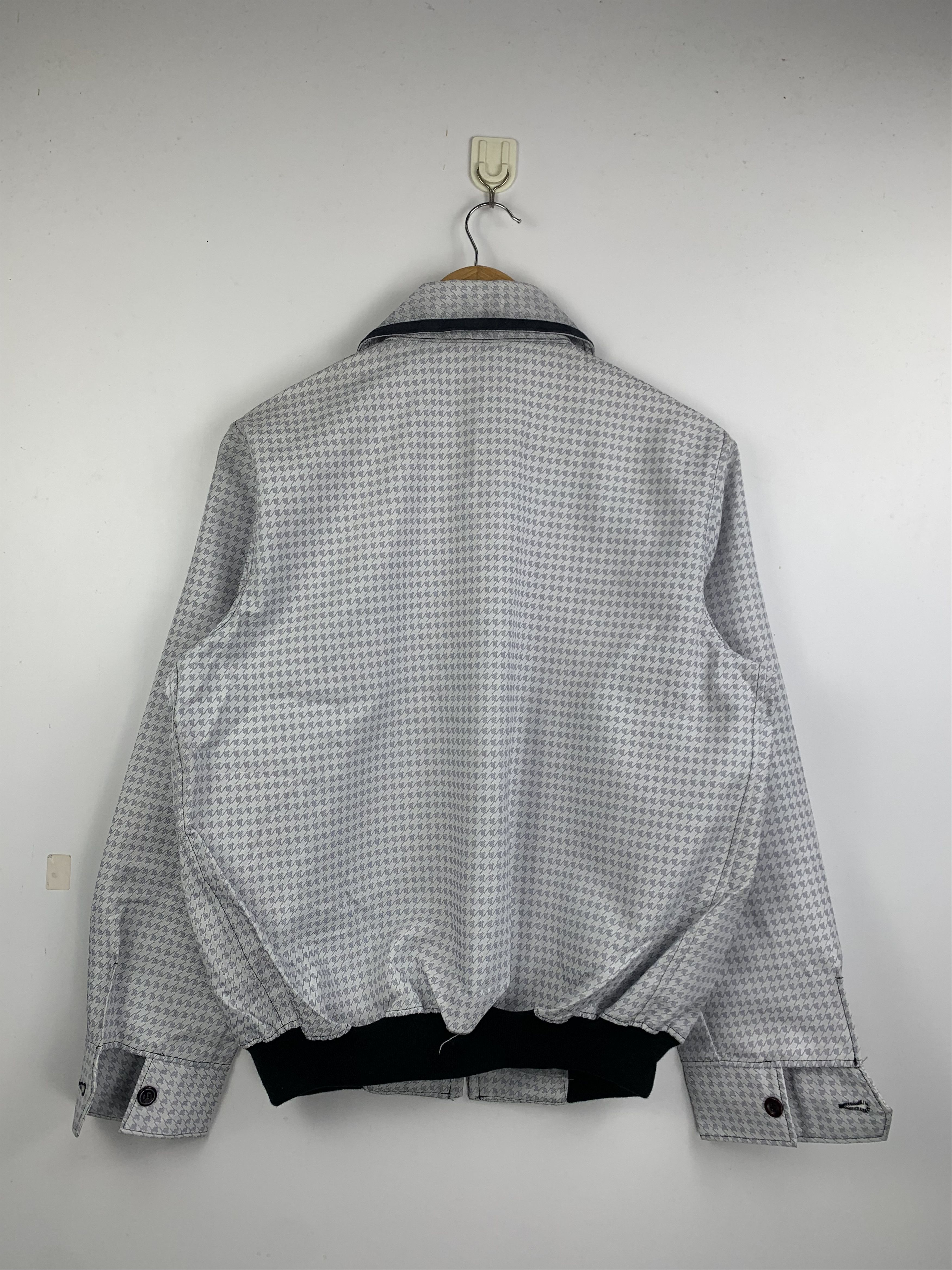 Vintage Vintage BARON VON FANCY Checkered Zip Up Jacket Size US M / EU 48-50 / 2 - 2 Thumbnail
