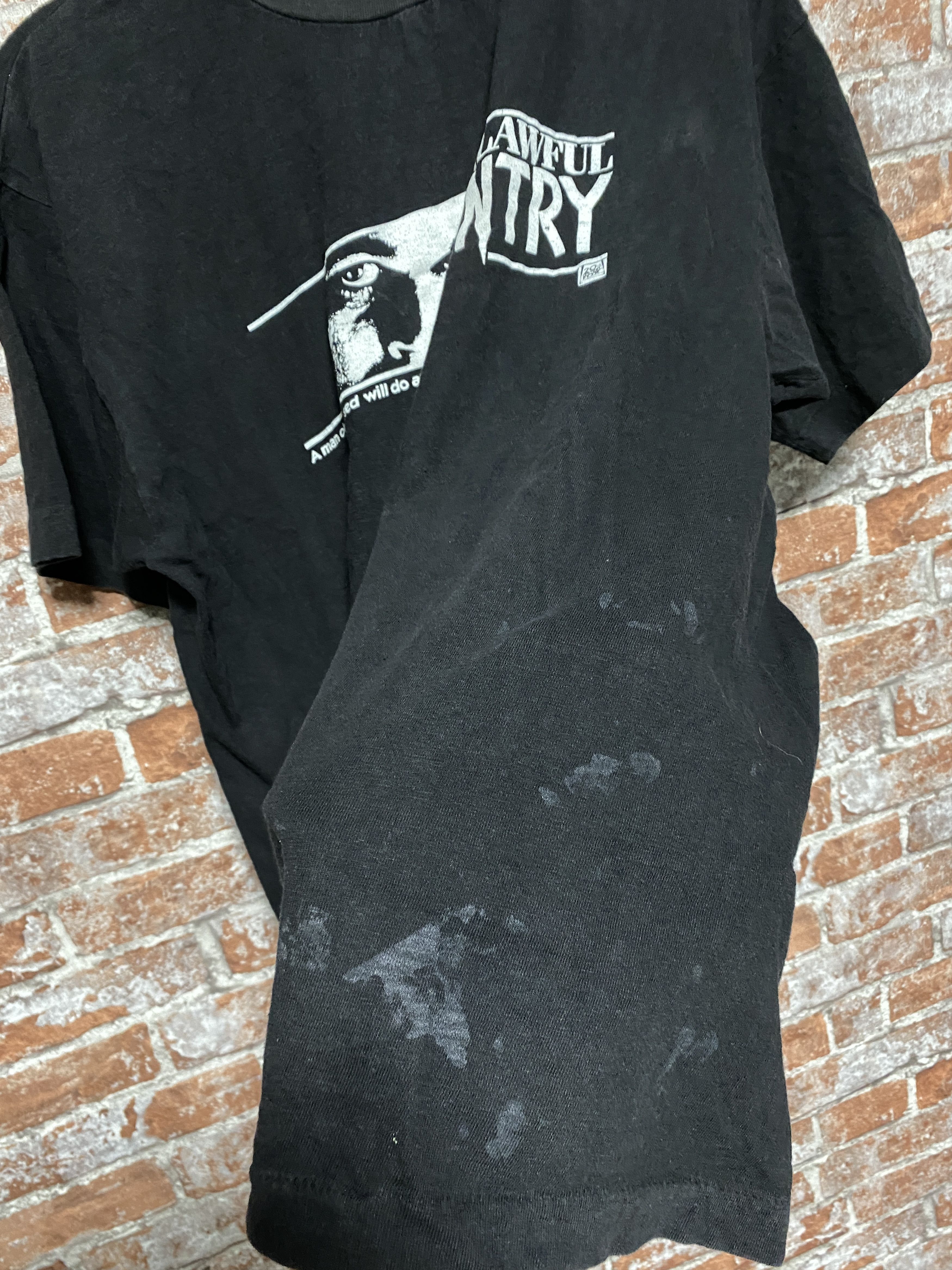 Vintage Rare Unlawful Entry 90s Vintage Movie Tee Size US XL / EU 56 / 4 - 12 Thumbnail