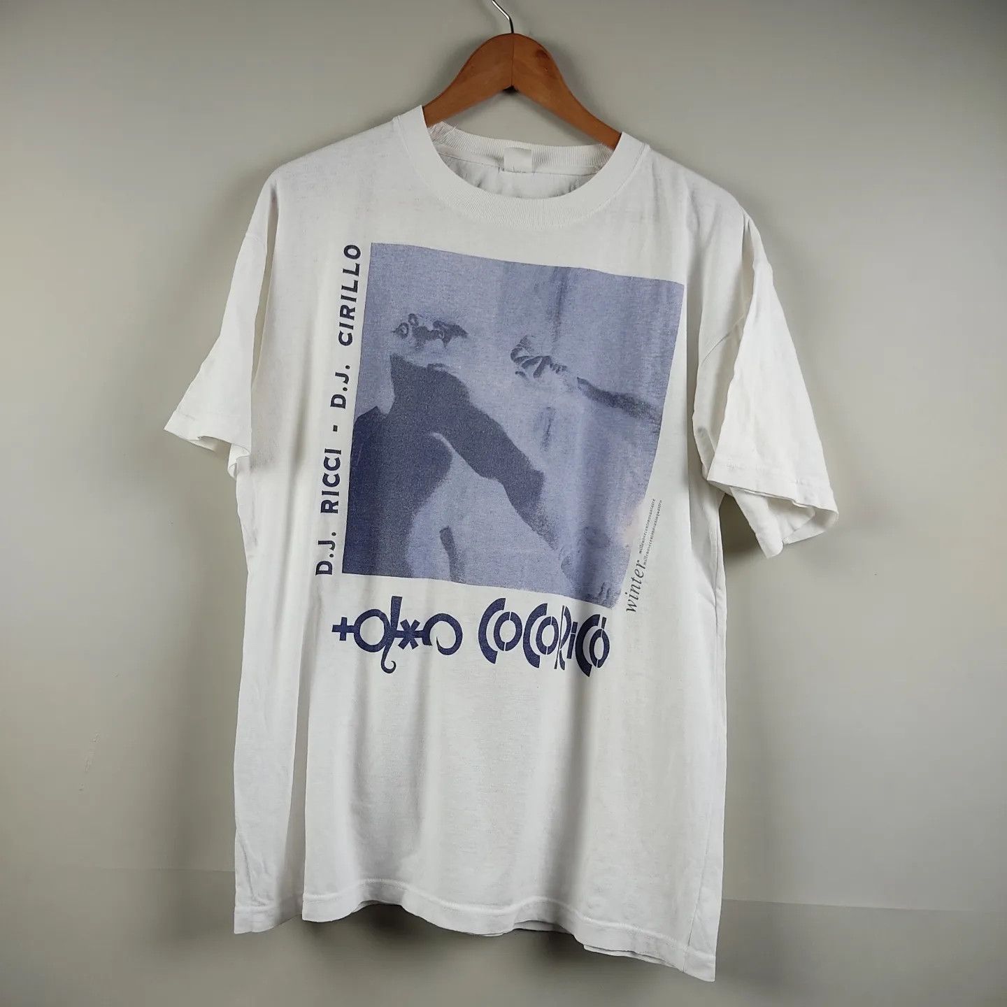Band Tees × Thunderdome × Vintage 1993 DJ Ricci DJ Cirillo Cocorico Compilation Winter Techno Size US XL / EU 56 / 4 - 7 Thumbnail