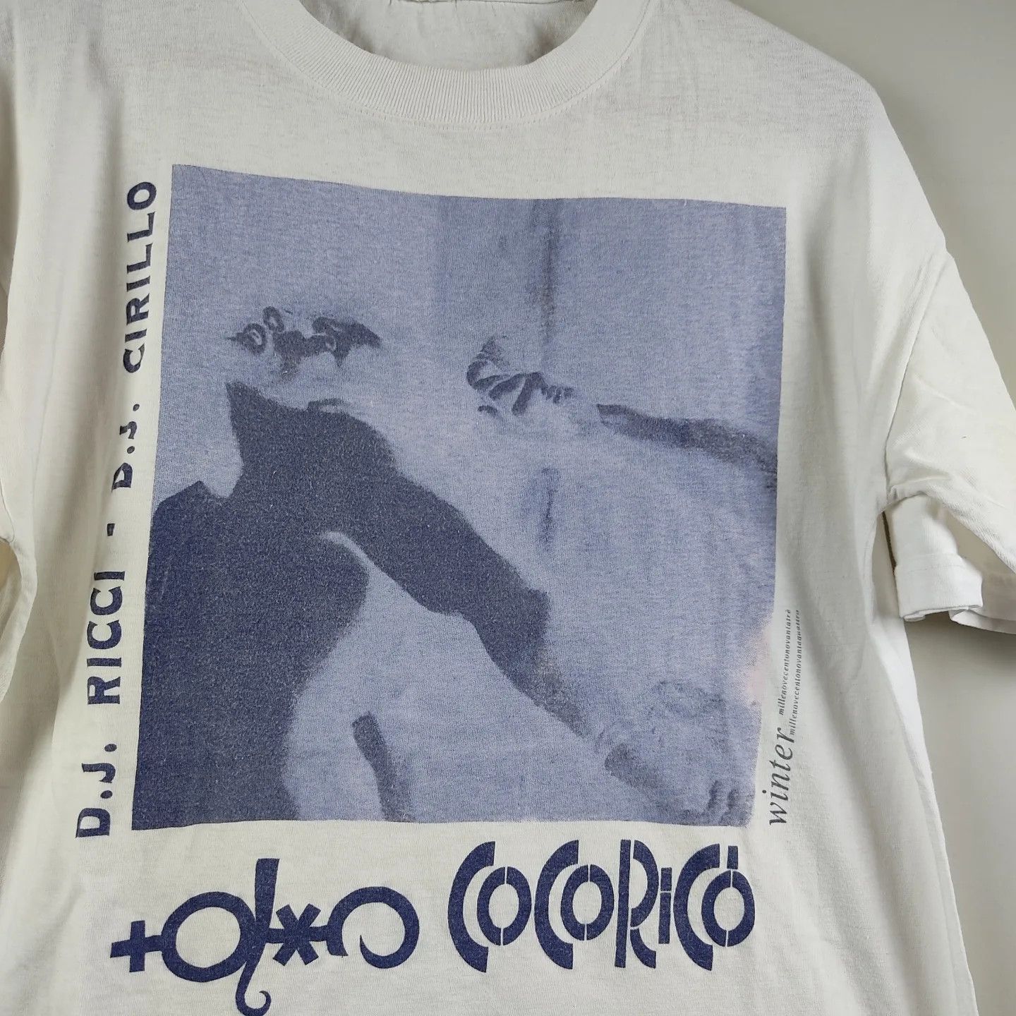 Band Tees × Thunderdome × Vintage 1993 DJ Ricci DJ Cirillo Cocorico Compilation Winter Techno Size US XL / EU 56 / 4 - 2 Thumbnail