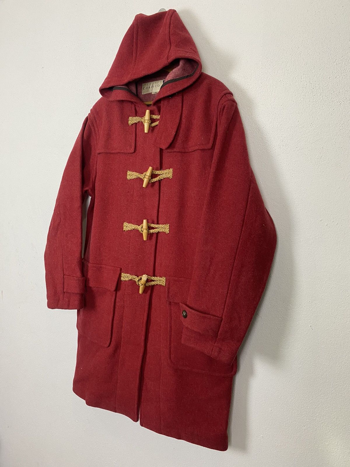 The Duffer of St.George GK128 CORISCO DUFFLE DOUBLE BREAST COAT WITH HODDIES Size US L / EU 52-54 / 3 - 4 Thumbnail