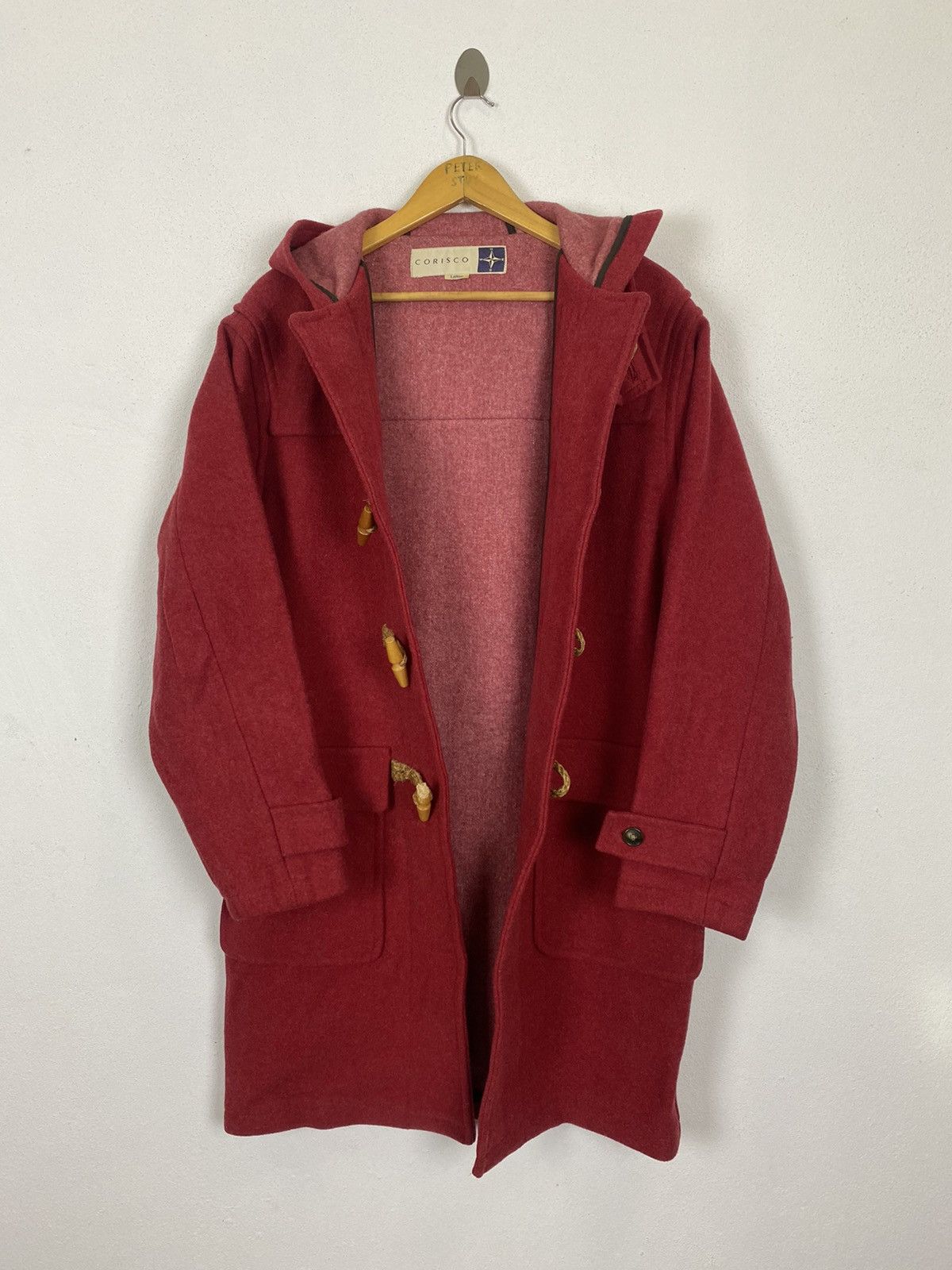 The Duffer of St.George GK128 CORISCO DUFFLE DOUBLE BREAST COAT WITH HODDIES Size US L / EU 52-54 / 3 - 6 Thumbnail