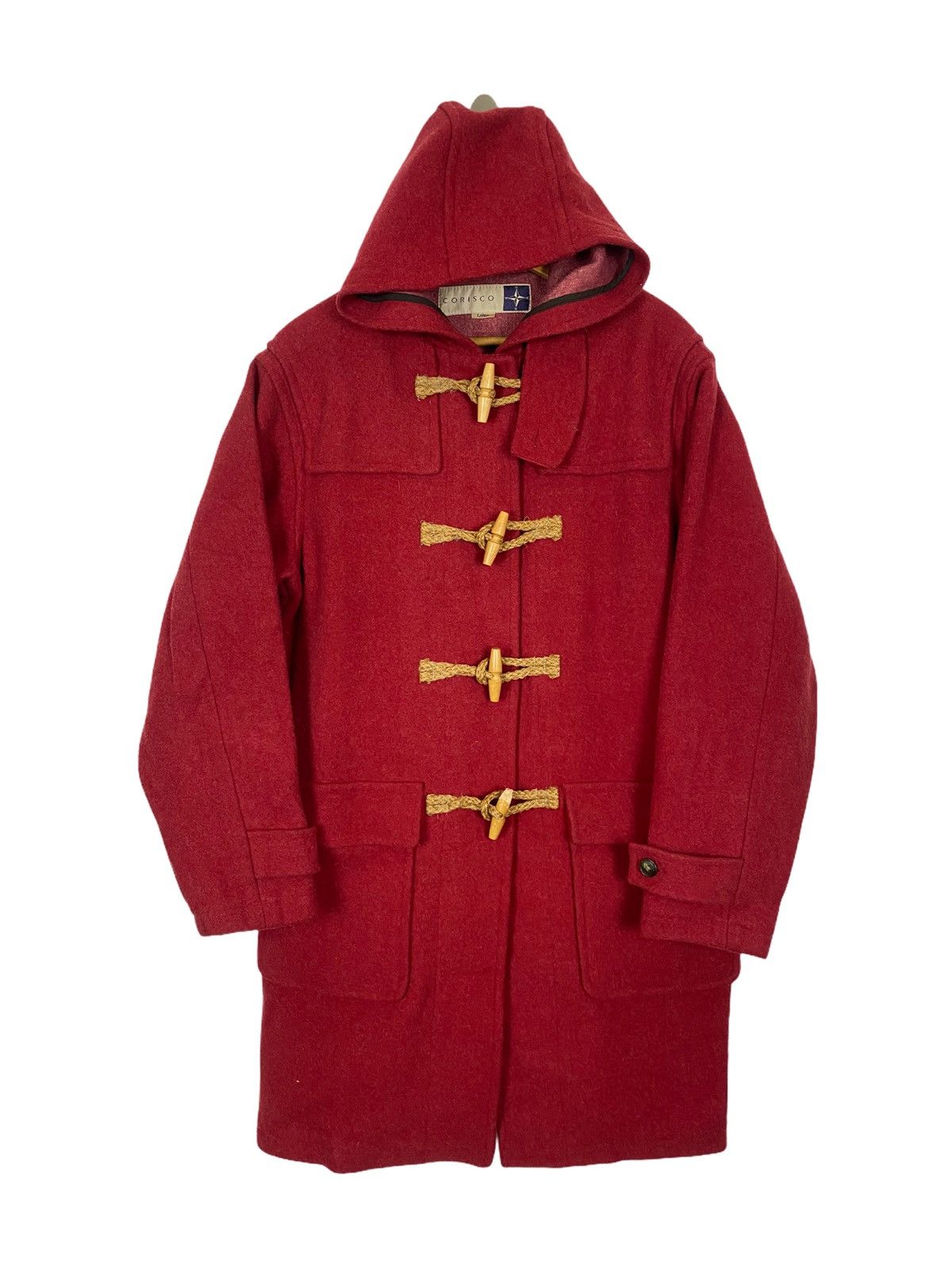 The Duffer of St.George GK128 CORISCO DUFFLE DOUBLE BREAST COAT WITH HODDIES Size US L / EU 52-54 / 3 - 1 Thumbnail