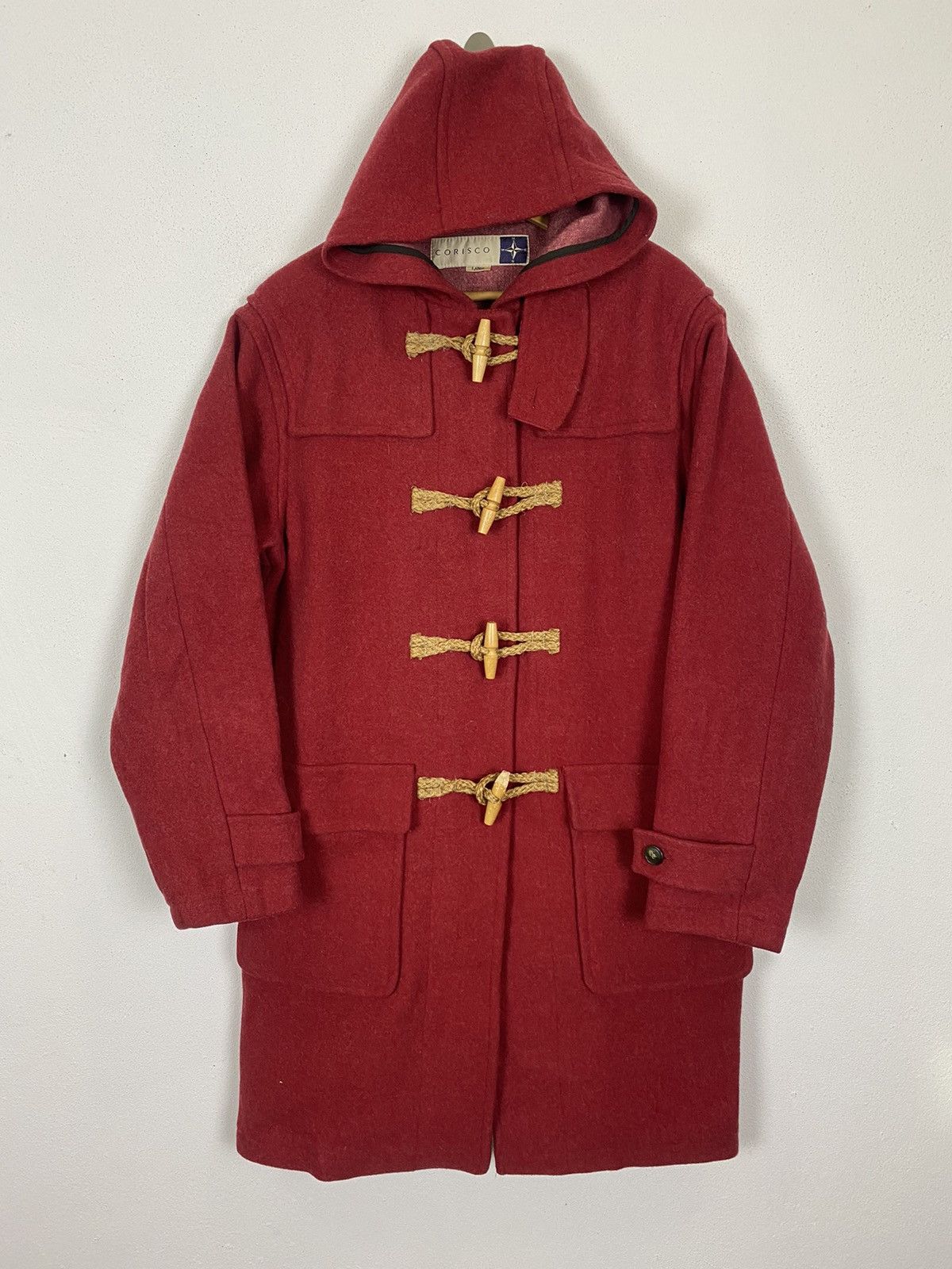 The Duffer of St.George GK128 CORISCO DUFFLE DOUBLE BREAST COAT WITH HODDIES Size US L / EU 52-54 / 3 - 2 Thumbnail