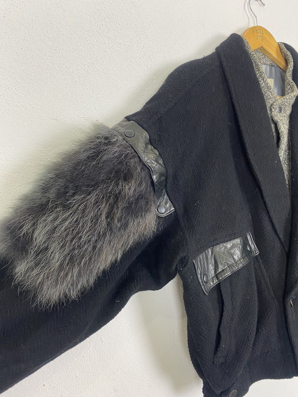 BIJAN × Japanese Brand VINTAGE BIZAN BOMBER FUR JACKET NICE DESIGN Size US L / EU 52-54 / 3 - 10 Thumbnail