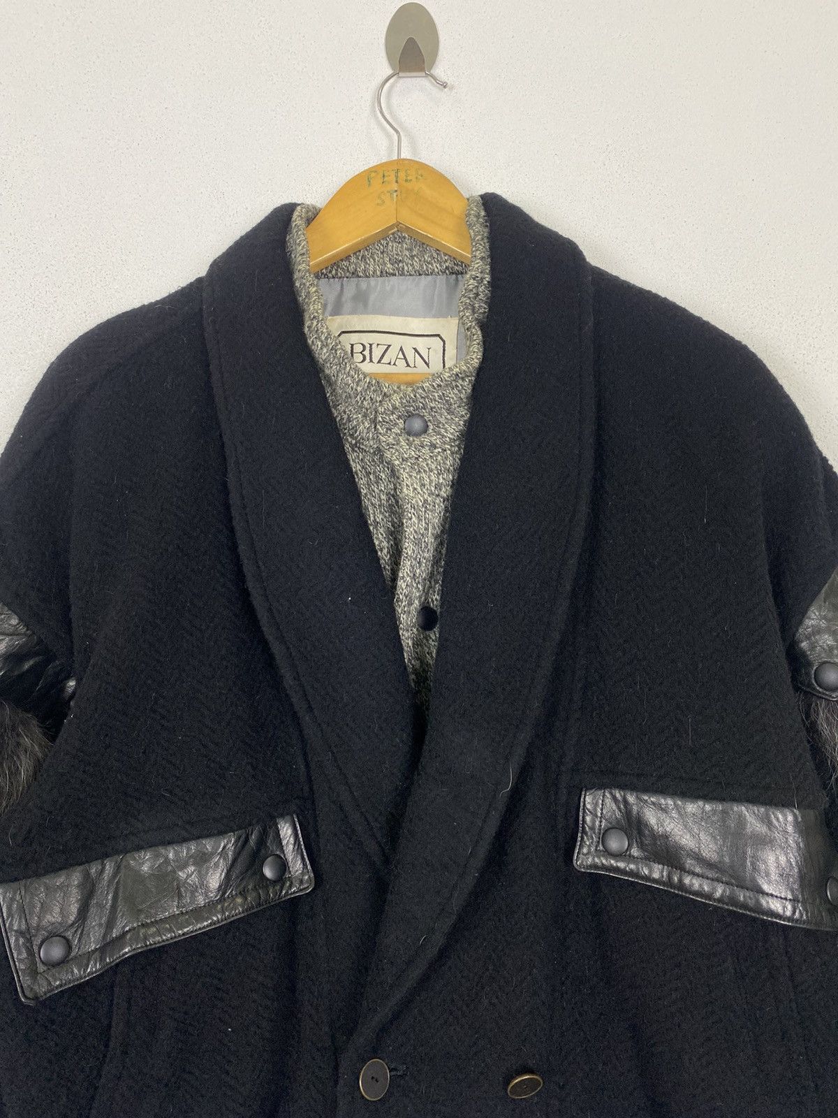 BIJAN × Japanese Brand VINTAGE BIZAN BOMBER FUR JACKET NICE DESIGN Size US L / EU 52-54 / 3 - 6 Thumbnail