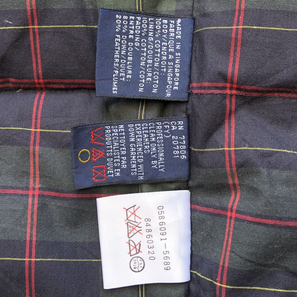 Tommy Hilfiger VTG Tommy Hilfiger Tartan Check Down Feather Puffer Jacket Size US M / EU 48-50 / 2 - 19 Thumbnail