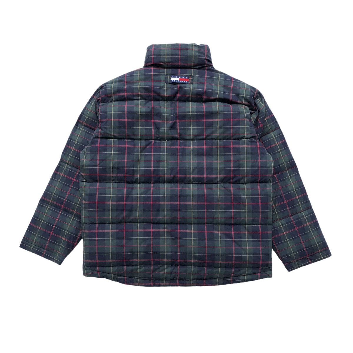 Tommy Hilfiger VTG Tommy Hilfiger Tartan Check Down Feather Puffer Jacket Size US M / EU 48-50 / 2 - 9 Thumbnail
