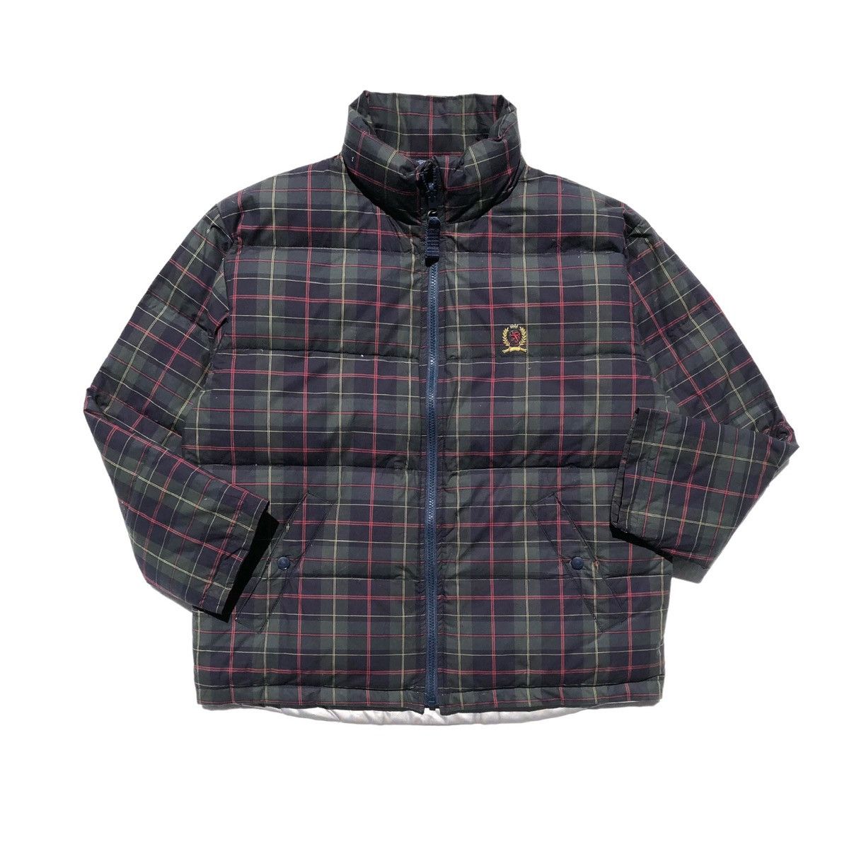 Tommy Hilfiger VTG Tommy Hilfiger Tartan Check Down Feather Puffer Jacket Size US M / EU 48-50 / 2 - 3 Thumbnail