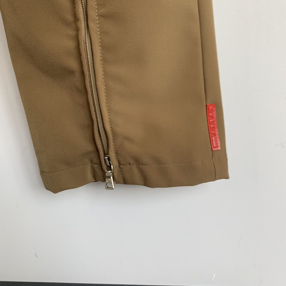 Prada 🔴 PRADA Pants Nylon Trousers Red Tab Sport Zip Gold Size 30" / US 8 / IT 44 - 1 Thumbnail