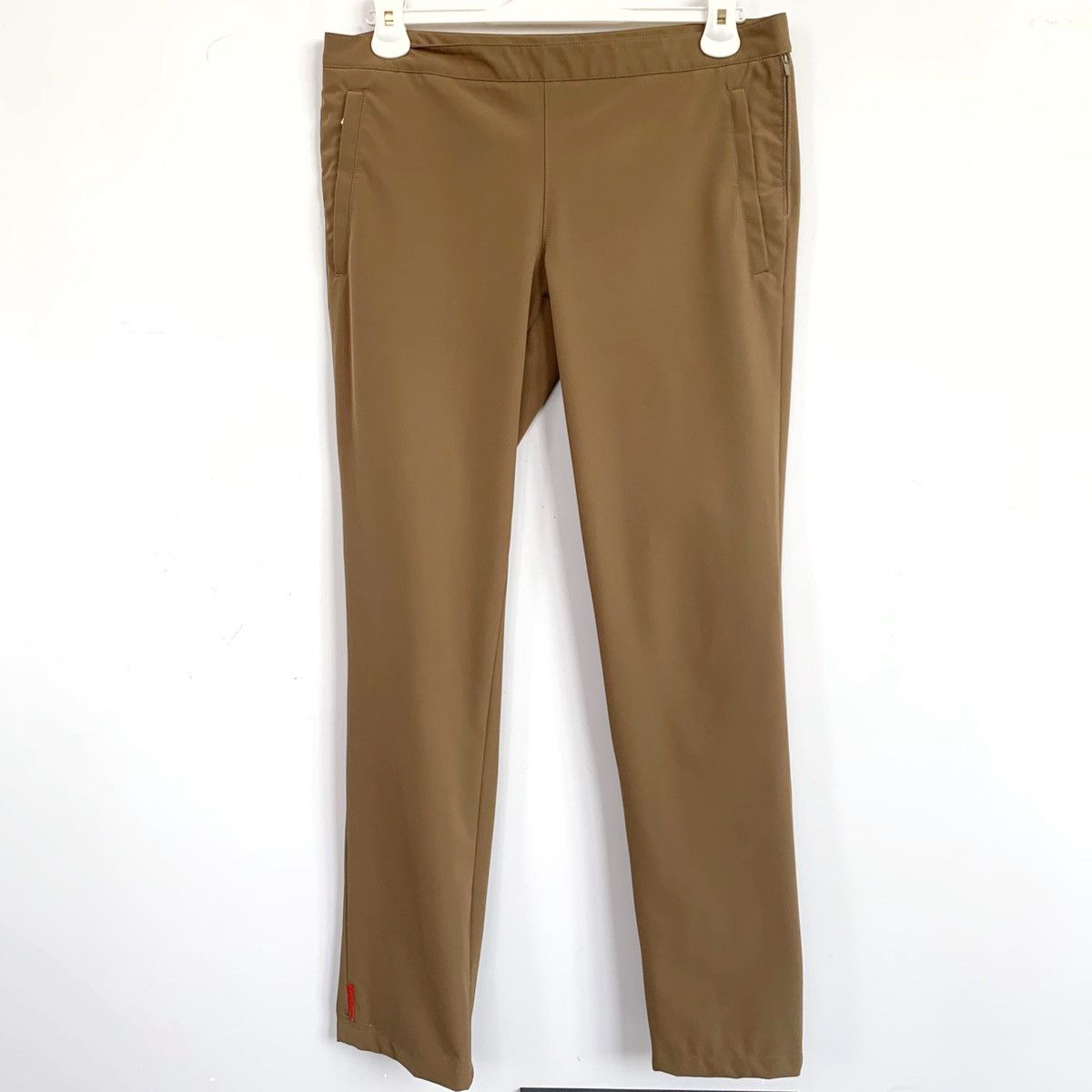 Prada 🔴 PRADA Pants Nylon Trousers Red Tab Sport Zip Gold Size 30" / US 8 / IT 44 - 9 Thumbnail