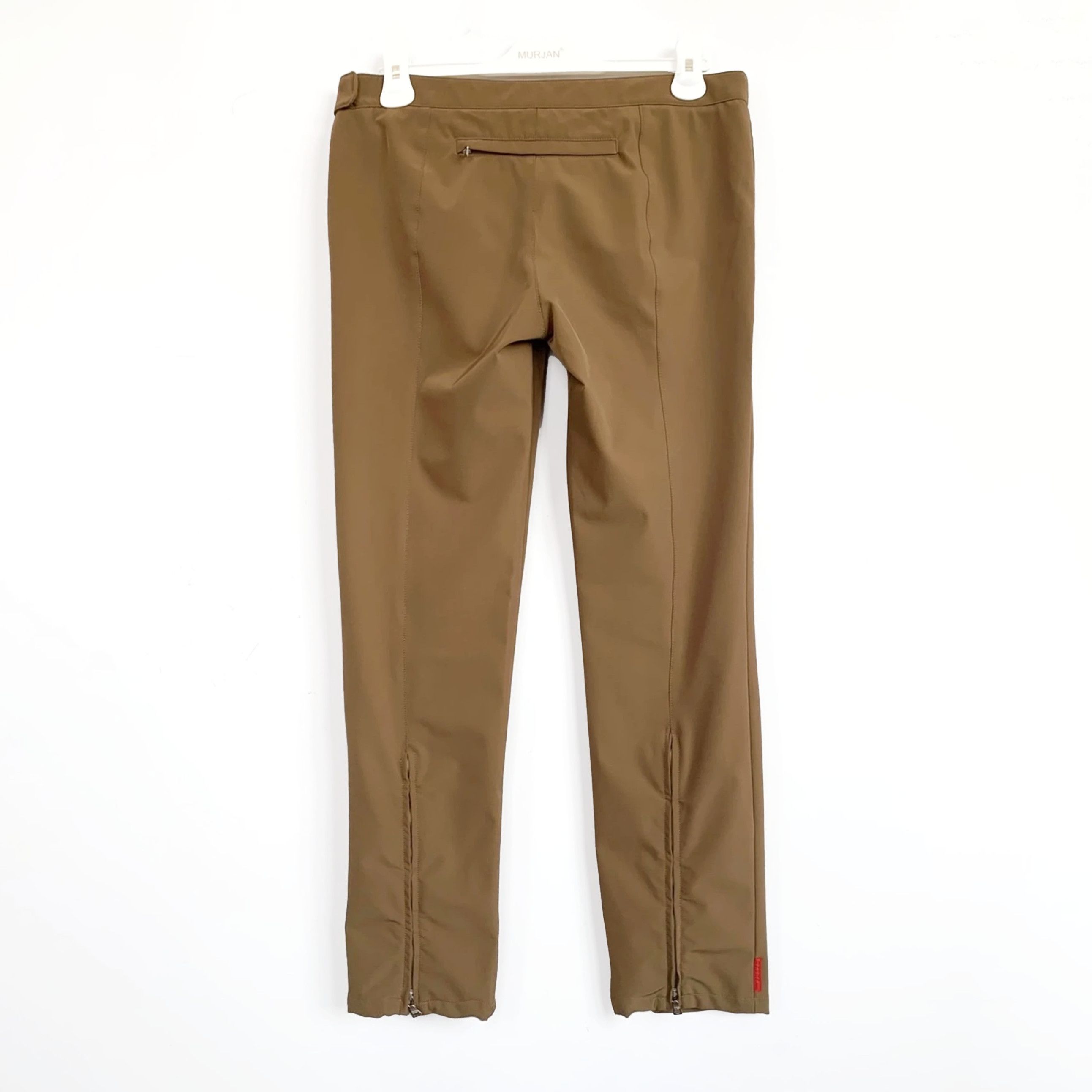 Prada 🔴 PRADA Pants Nylon Trousers Red Tab Sport Zip Gold Size 30" / US 8 / IT 44 - 8 Thumbnail