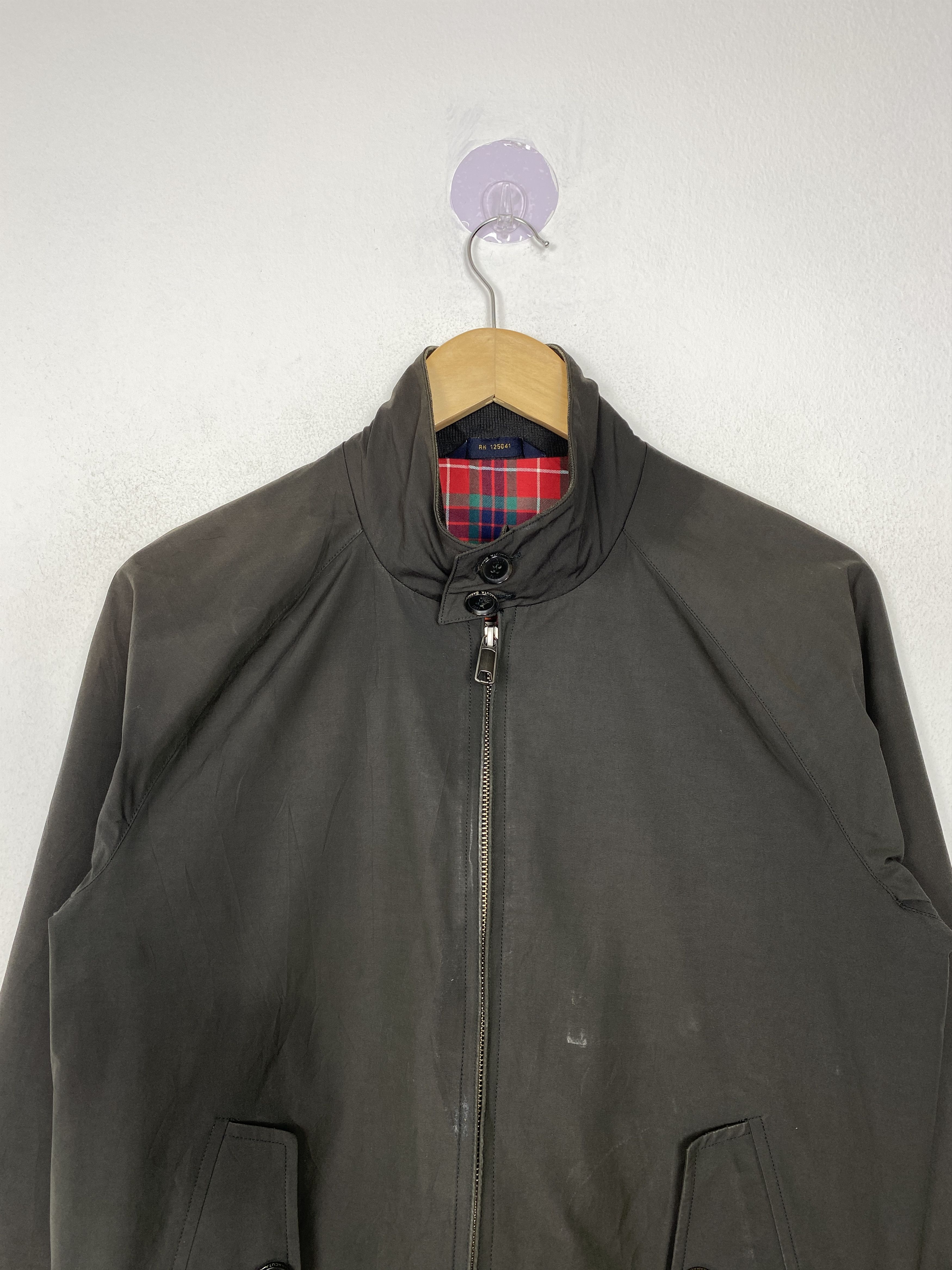 Baracuta Vintage BARACUTA Flannel Lining Zip Up Bomber Jacket Size US S / EU 44-46 / 1 - 2 Thumbnail