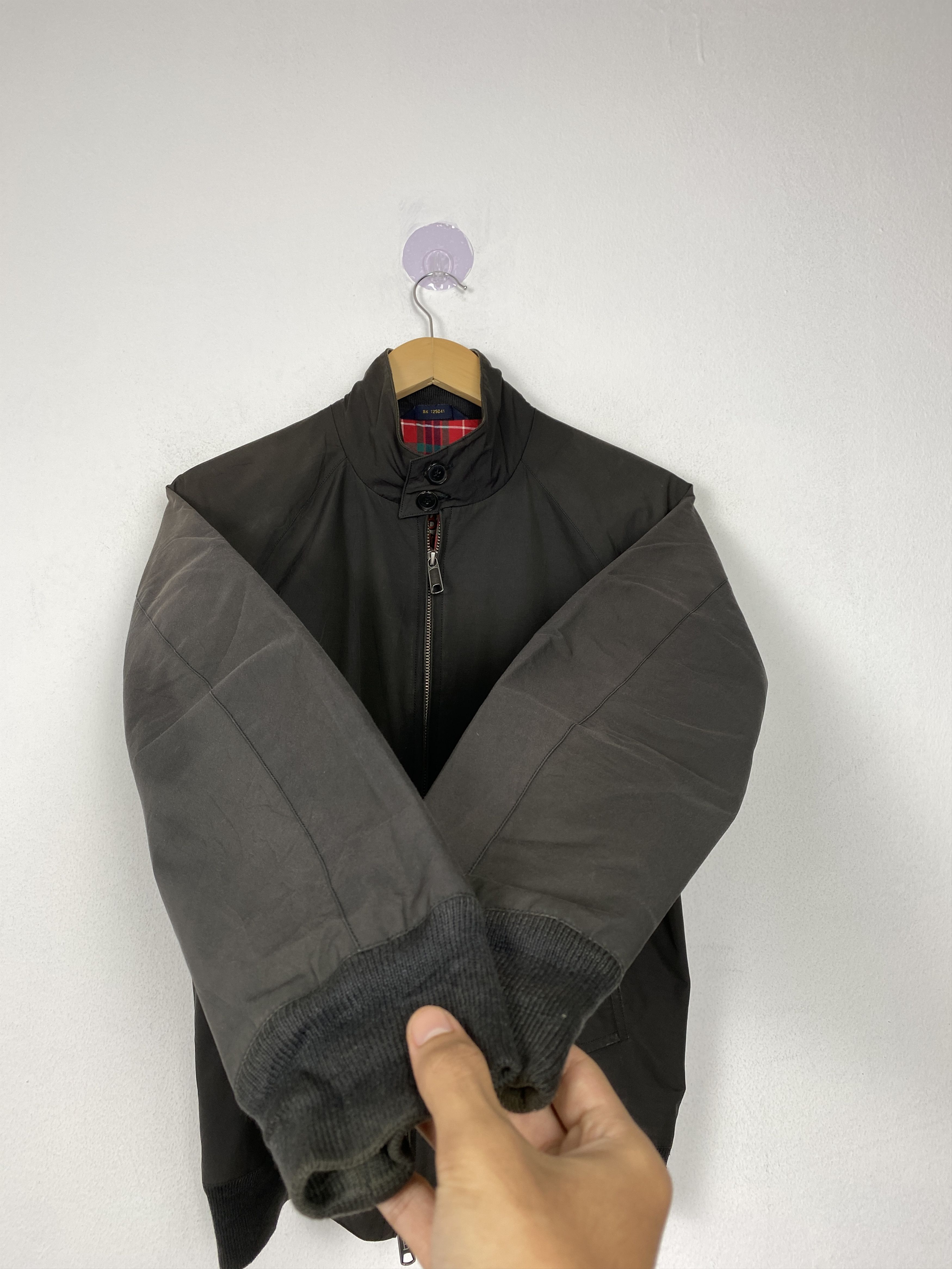 Baracuta Vintage BARACUTA Flannel Lining Zip Up Bomber Jacket Size US S / EU 44-46 / 1 - 6 Thumbnail