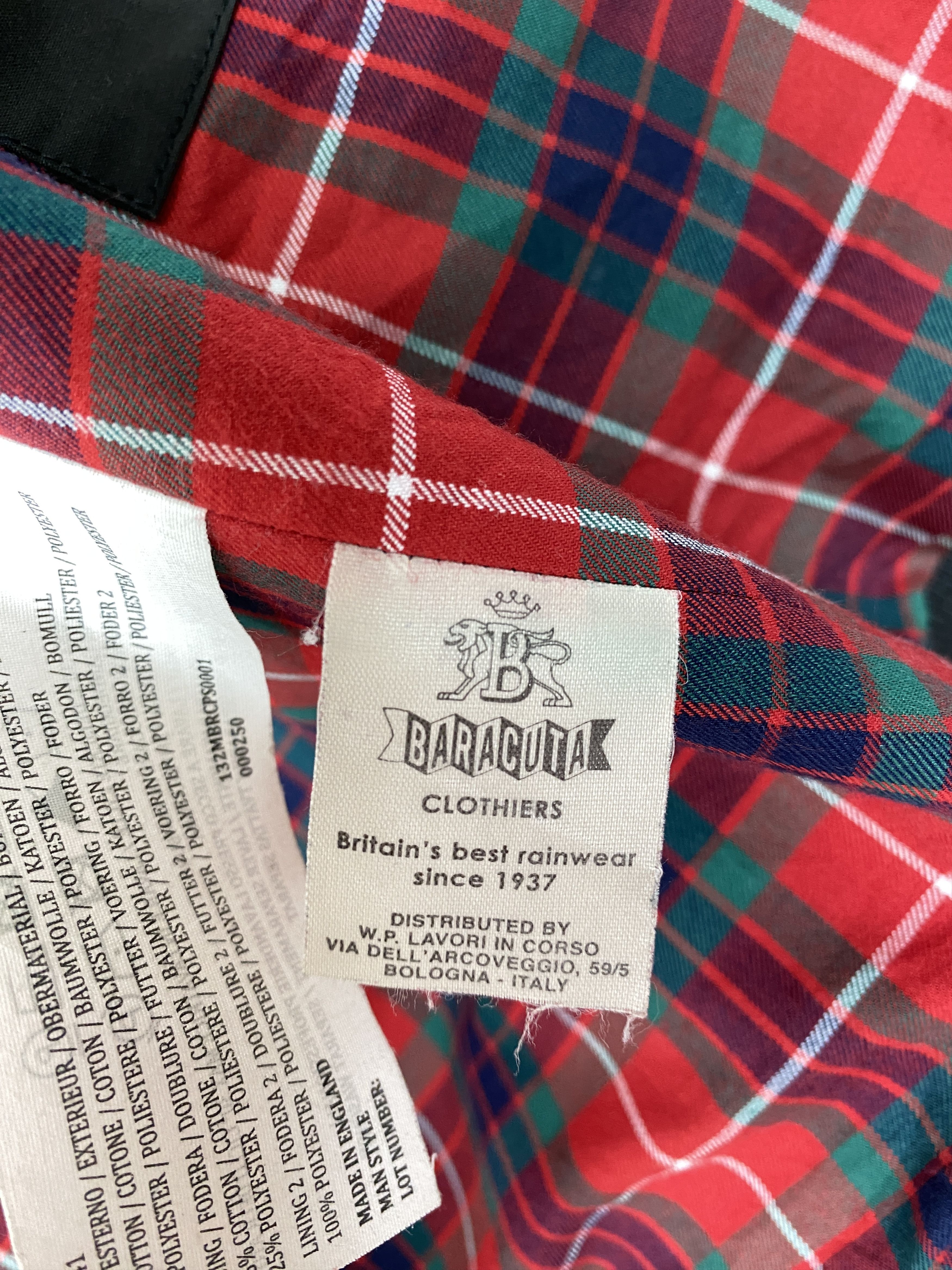 Baracuta Vintage BARACUTA Flannel Lining Zip Up Bomber Jacket Size US S / EU 44-46 / 1 - 13 Thumbnail