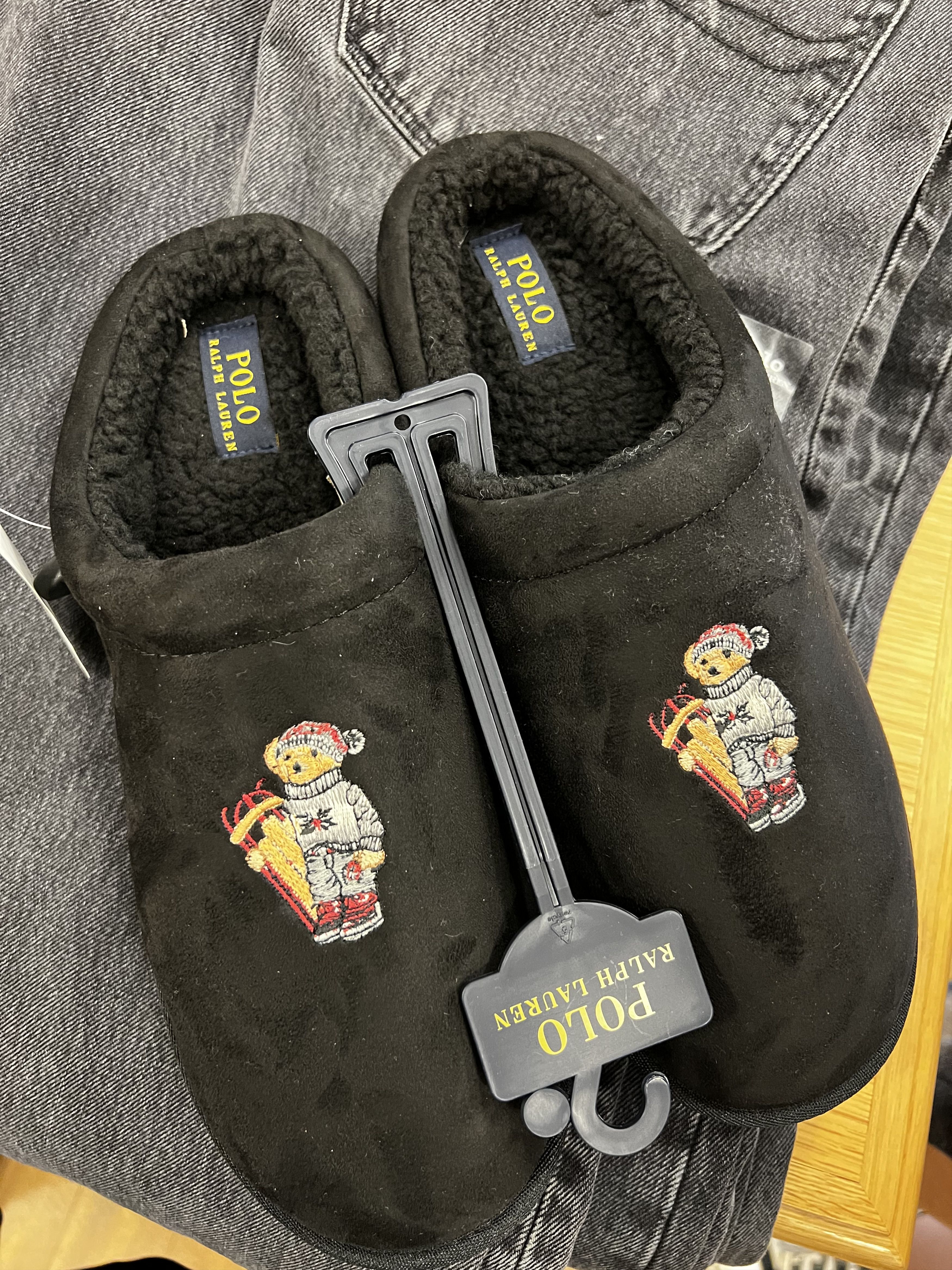 polo bear slippers