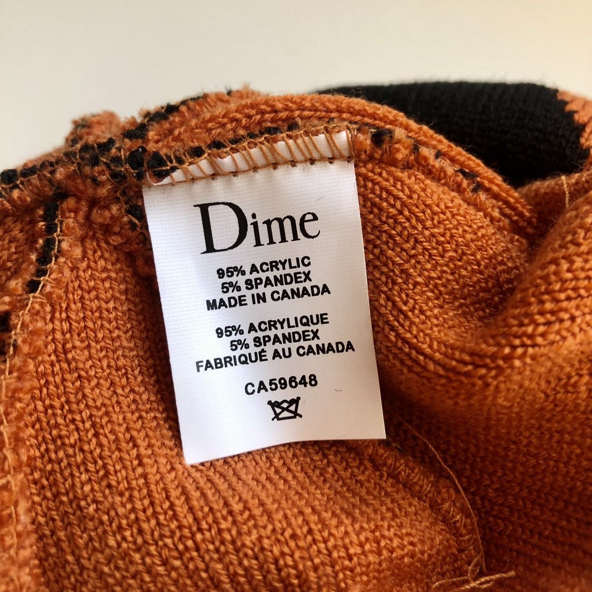 Dime Dime Speckle Camo Beanie ORANGE Size ONE SIZE - 4 Thumbnail