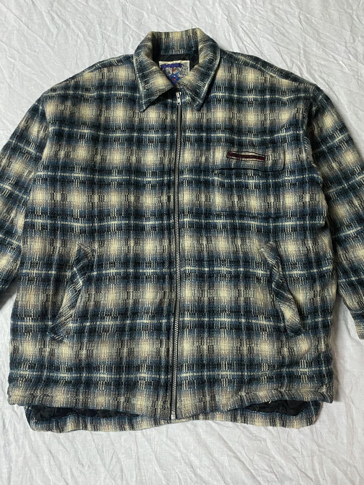 Fat Tokyo FAT CAP ZIPPER FLANNEL JACKET Size US L / EU 52-54 / 3 - 2 Thumbnail