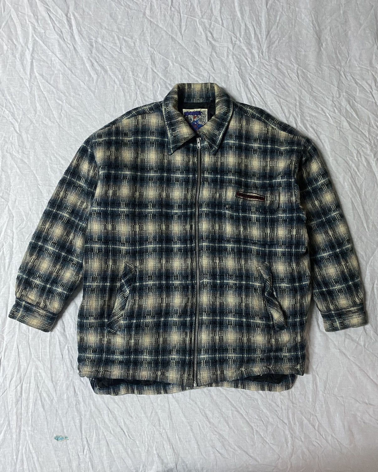 Fat Tokyo FAT CAP ZIPPER FLANNEL JACKET Size US L / EU 52-54 / 3 - 1 Thumbnail