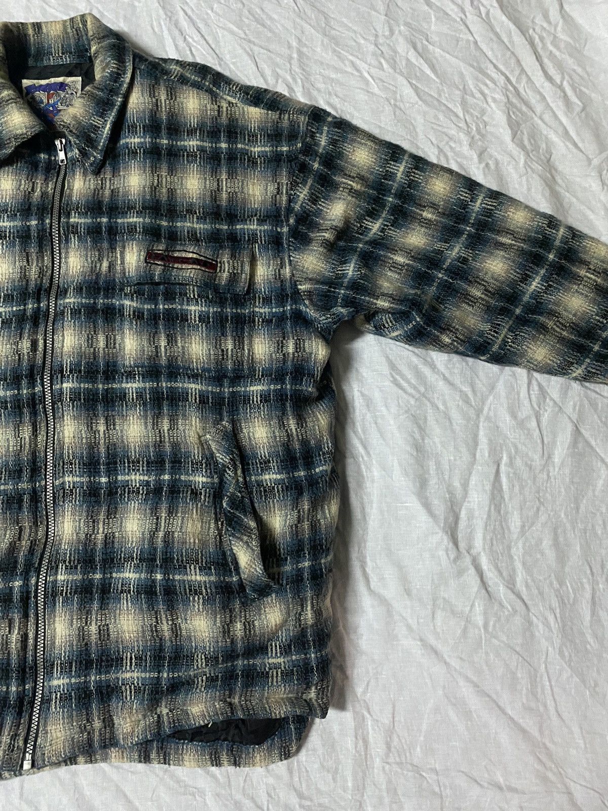 Fat Tokyo FAT CAP ZIPPER FLANNEL JACKET Size US L / EU 52-54 / 3 - 3 Thumbnail