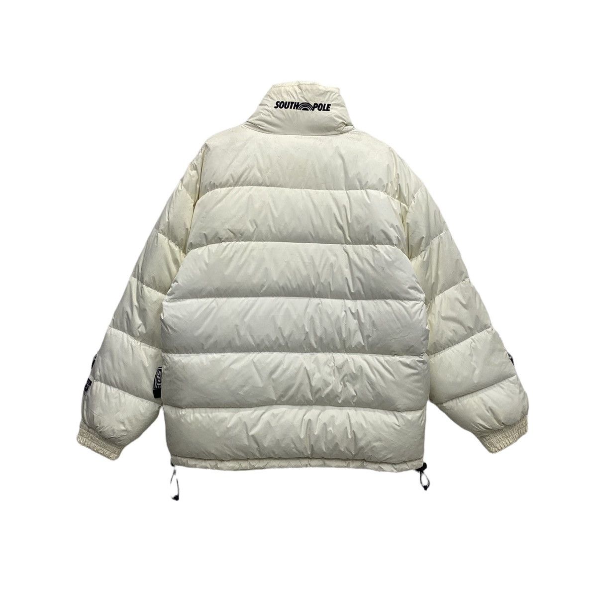 Southpole 🇯🇵 SOUTHPOLE PUFFER GOOSE DOWN REVERSIBLE BOMBER JACKET Size US L / EU 52-54 / 3 - 6 Thumbnail