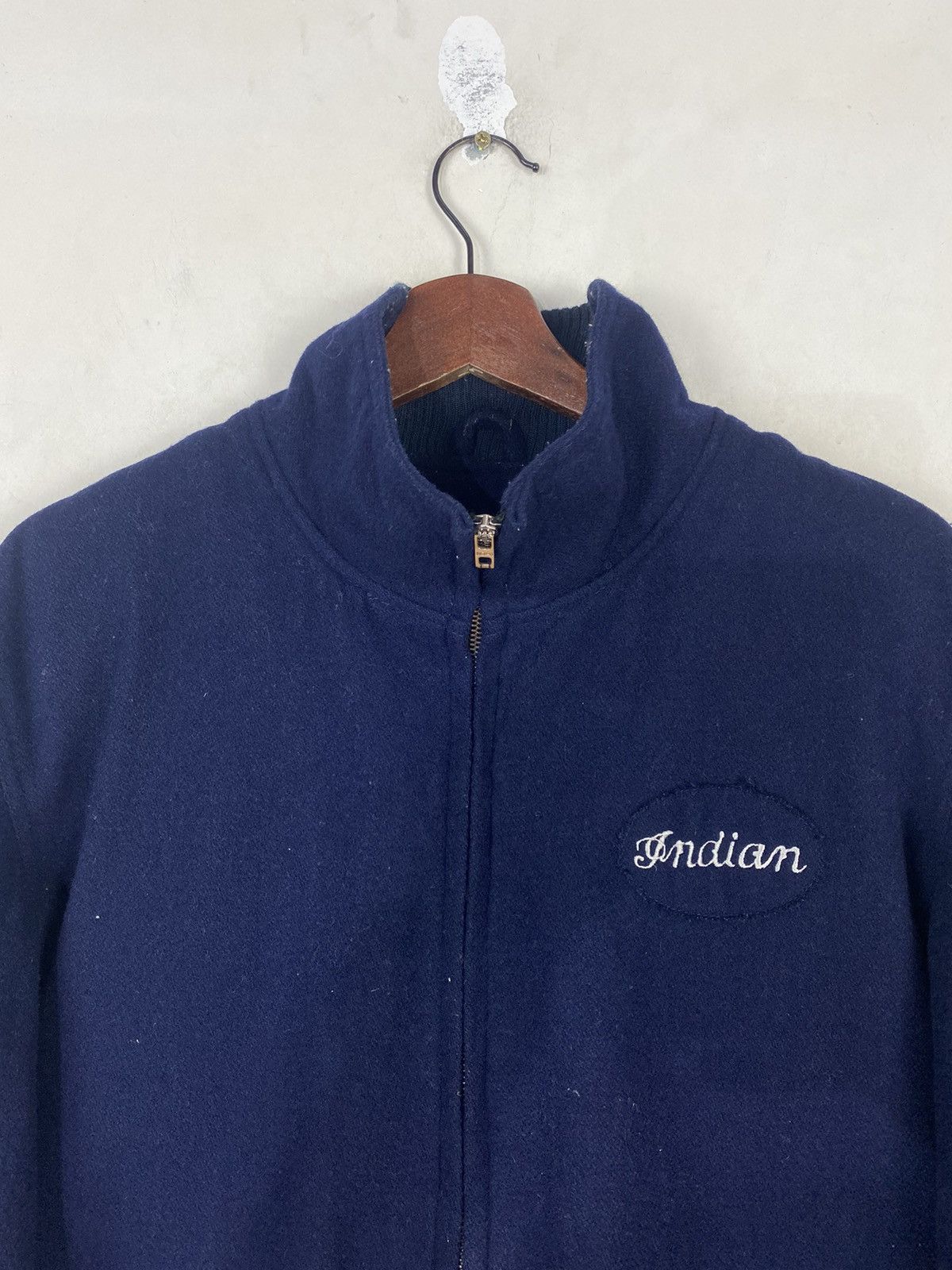 Indian Motorcycle × Vintage 🔥VTG INDIAN MOTORCYCLE BOMBER STYLE JACKET ALL EMBROIDERY Size US L / EU 52-54 / 3 - 8 Thumbnail