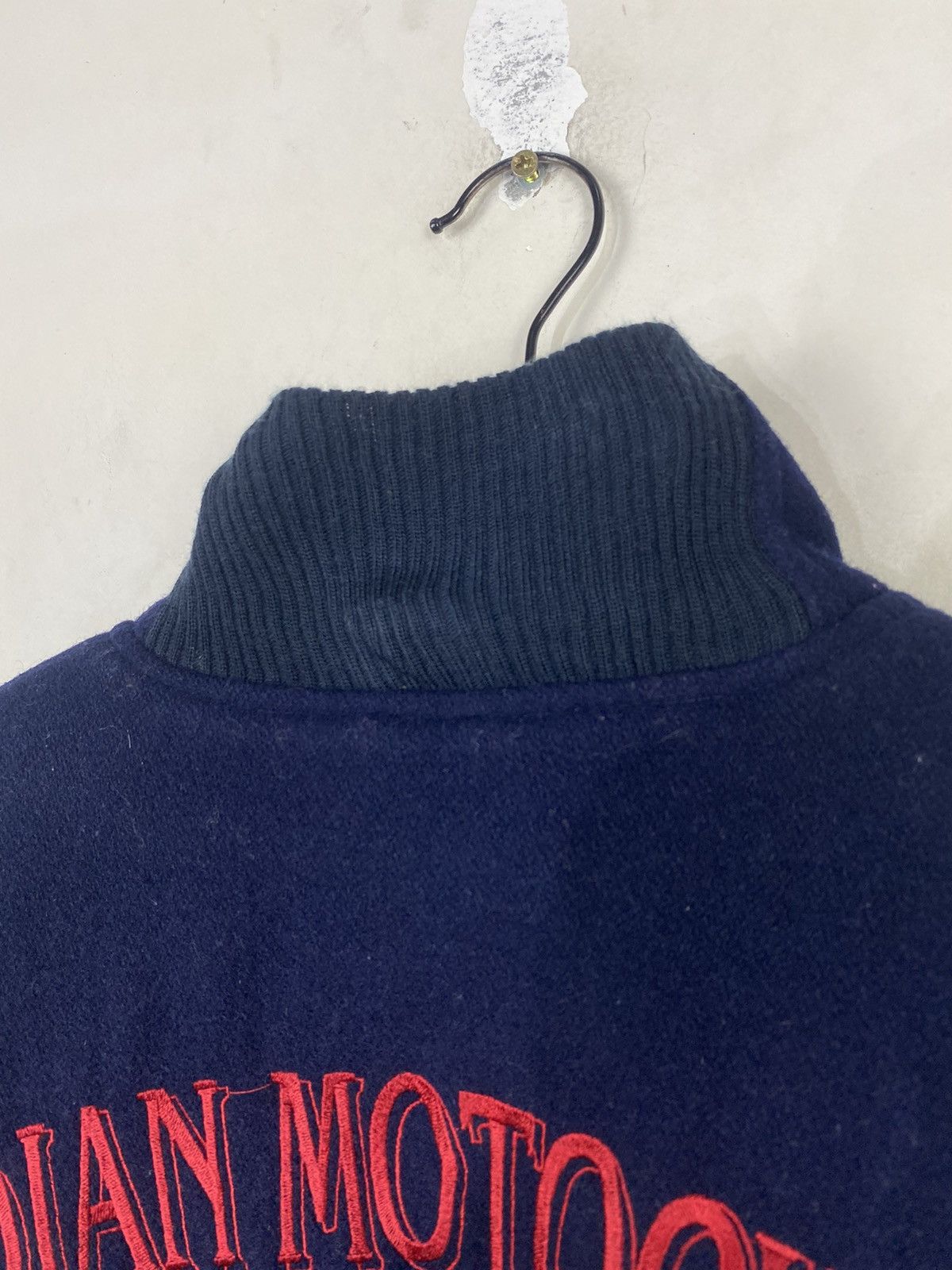 Indian Motorcycle × Vintage 🔥VTG INDIAN MOTORCYCLE BOMBER STYLE JACKET ALL EMBROIDERY Size US L / EU 52-54 / 3 - 12 Thumbnail