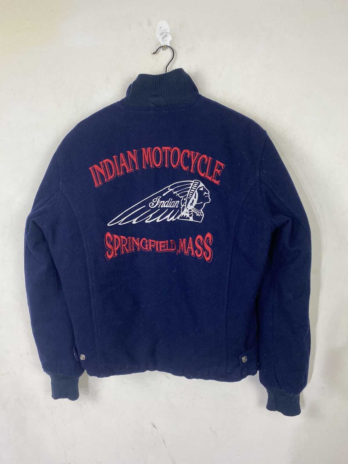 Indian Motorcycle × Vintage 🔥VTG INDIAN MOTORCYCLE BOMBER STYLE JACKET ALL EMBROIDERY Size US L / EU 52-54 / 3 - 2 Thumbnail