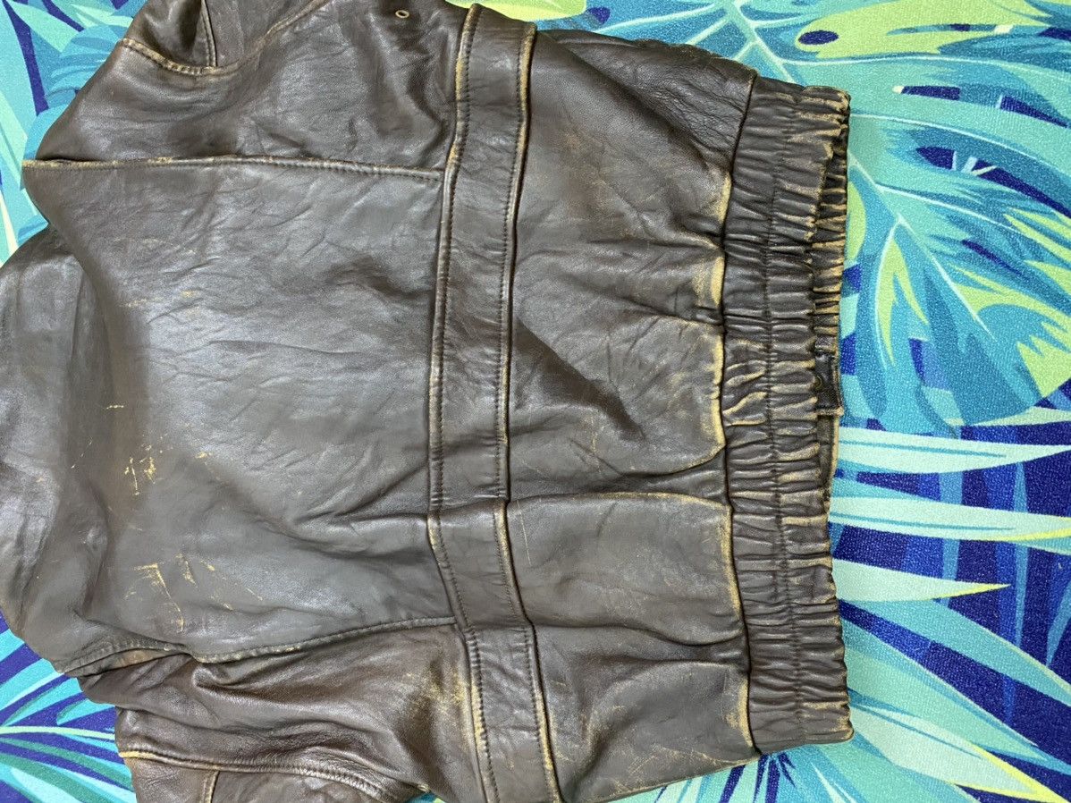 Vintage 🔥GK144 VINTAGE BONNEZ VOUX ITALY LEATHER JACKET Size US L / EU 52-54 / 3 - 10 Thumbnail