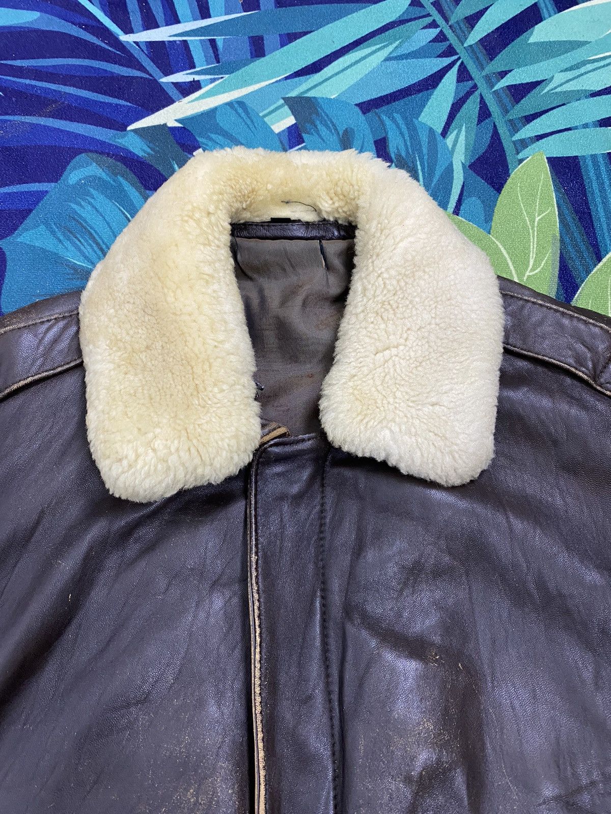 Vintage 🔥GK144 VINTAGE BONNEZ VOUX ITALY LEATHER JACKET Size US L / EU 52-54 / 3 - 17 Thumbnail