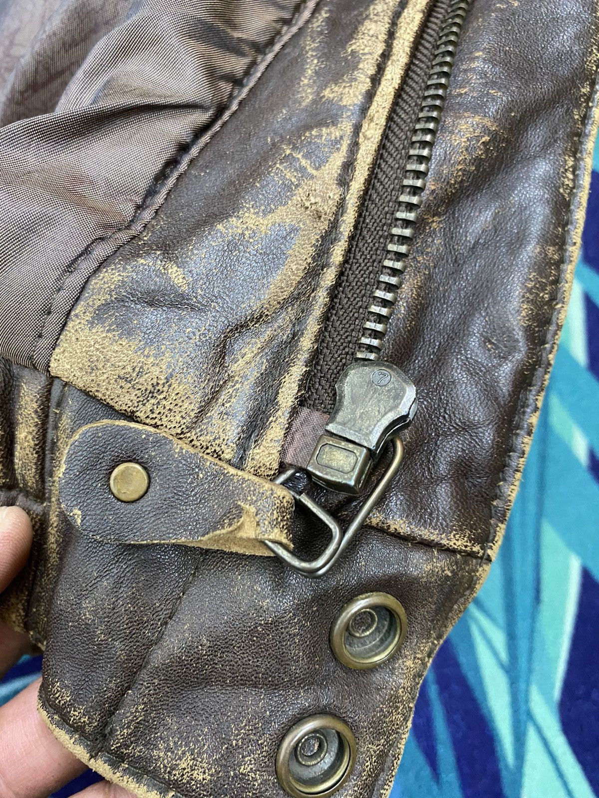 Vintage 🔥GK144 VINTAGE BONNEZ VOUX ITALY LEATHER JACKET Size US L / EU 52-54 / 3 - 16 Thumbnail