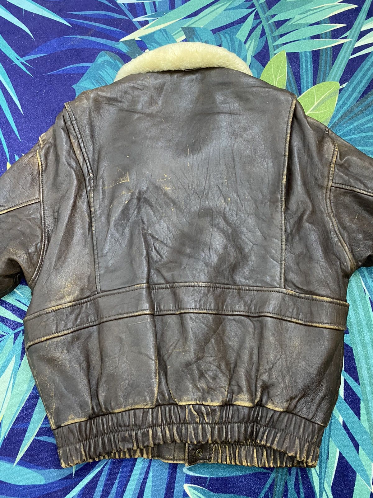 Vintage 🔥GK144 VINTAGE BONNEZ VOUX ITALY LEATHER JACKET Size US L / EU 52-54 / 3 - 4 Thumbnail